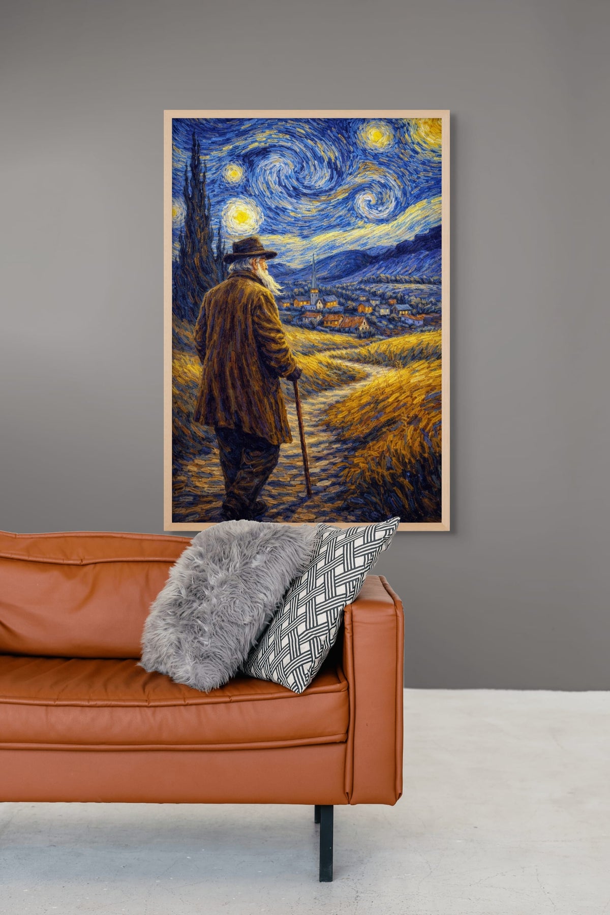 Sterrenpad naar Stilte Schilderij