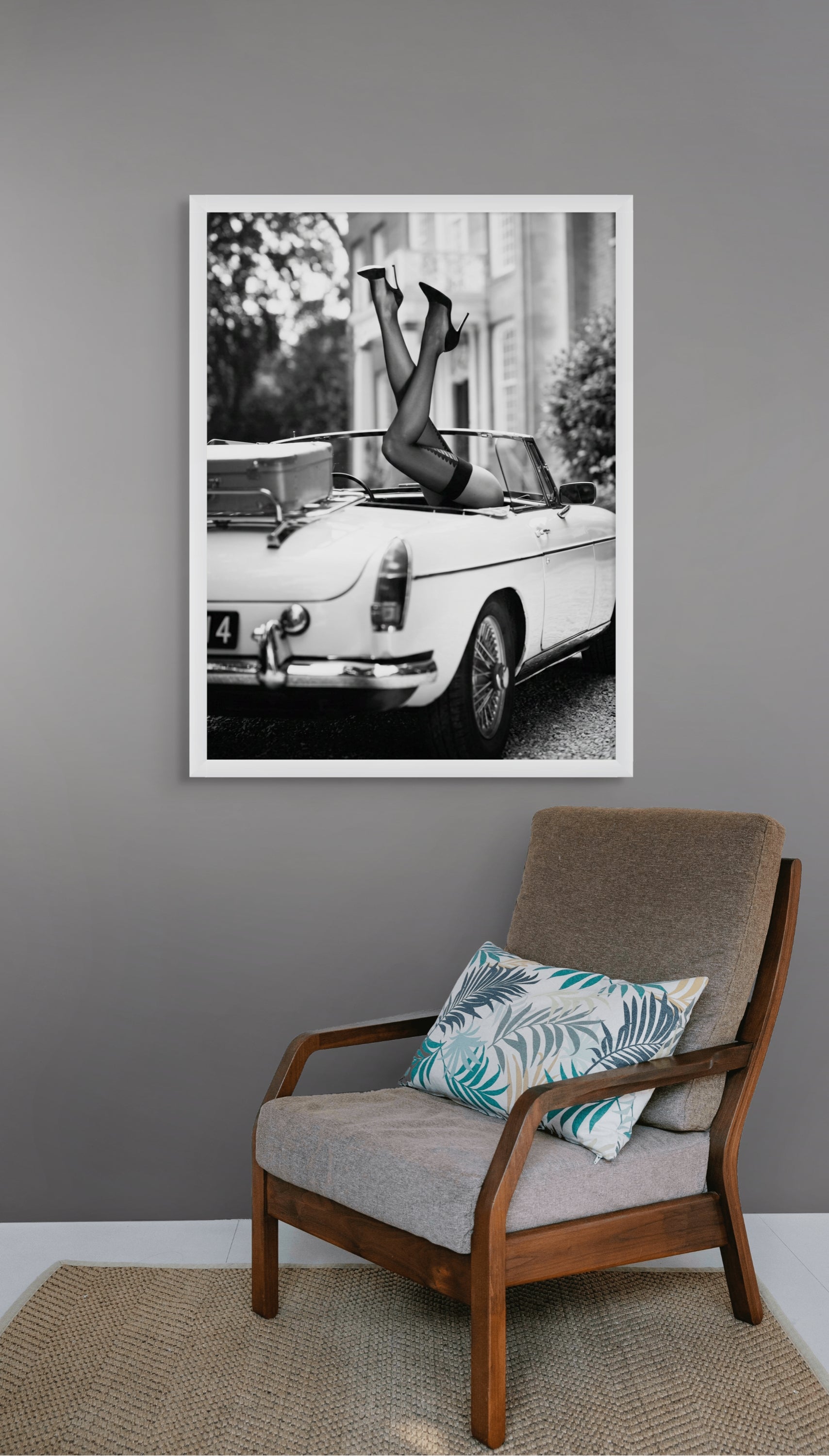 Luxe Mode Wanddecoratie Stiletto – Stijlvolle Fashion Canvas Print