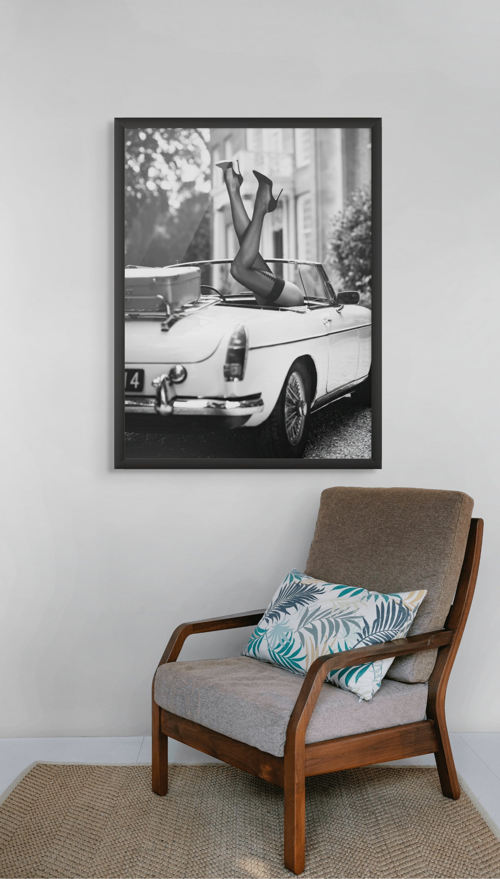 Luxe Mode Wanddecoratie Stiletto – Stijlvolle Fashion Canvas Print
