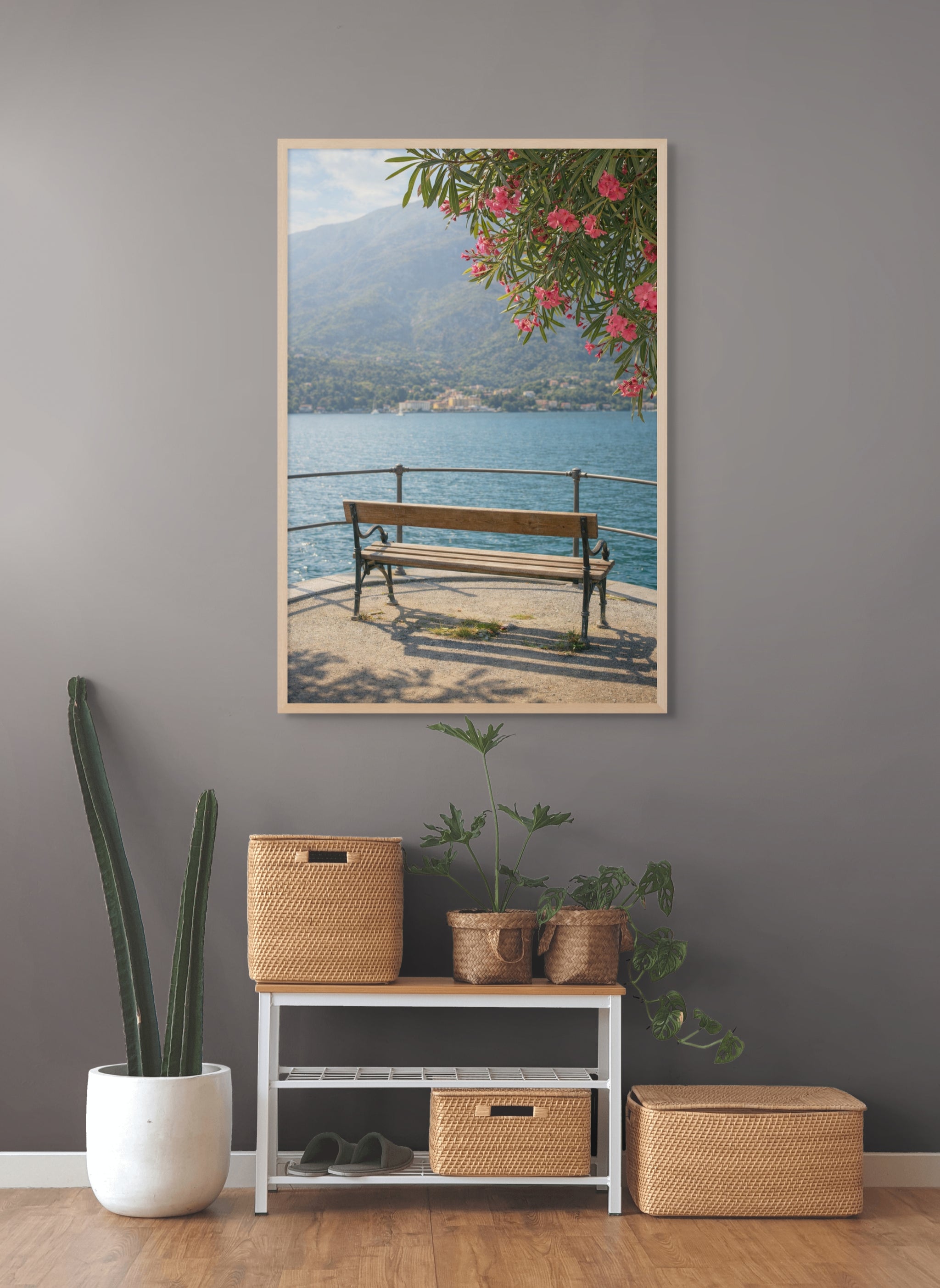 Stilte aan het Meer Wanddecoratie – Sereen Landschap Canvas Print