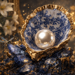 The Gilded Pearl Treasure wanddecoratie met vergulde parelschat vol glans
