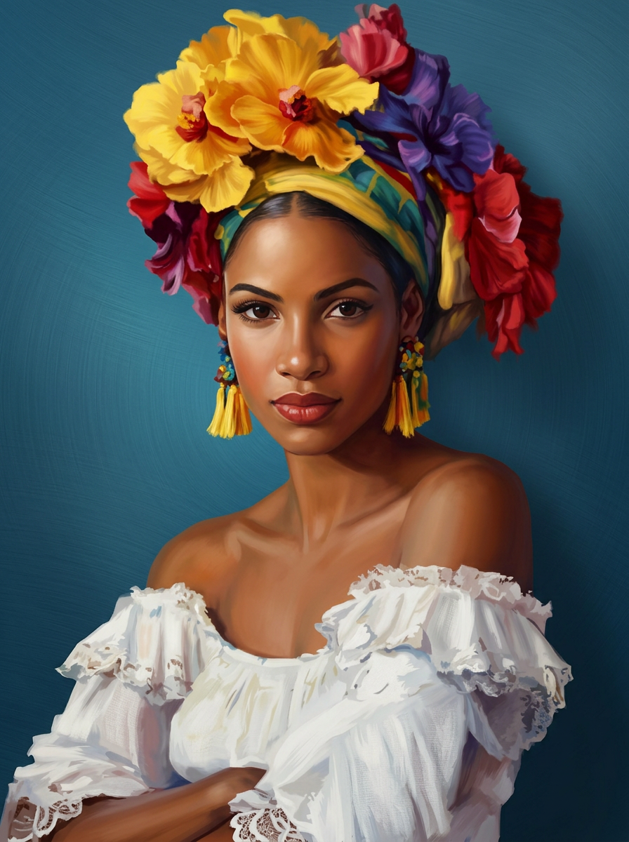 Tropische Ziel in Kleur