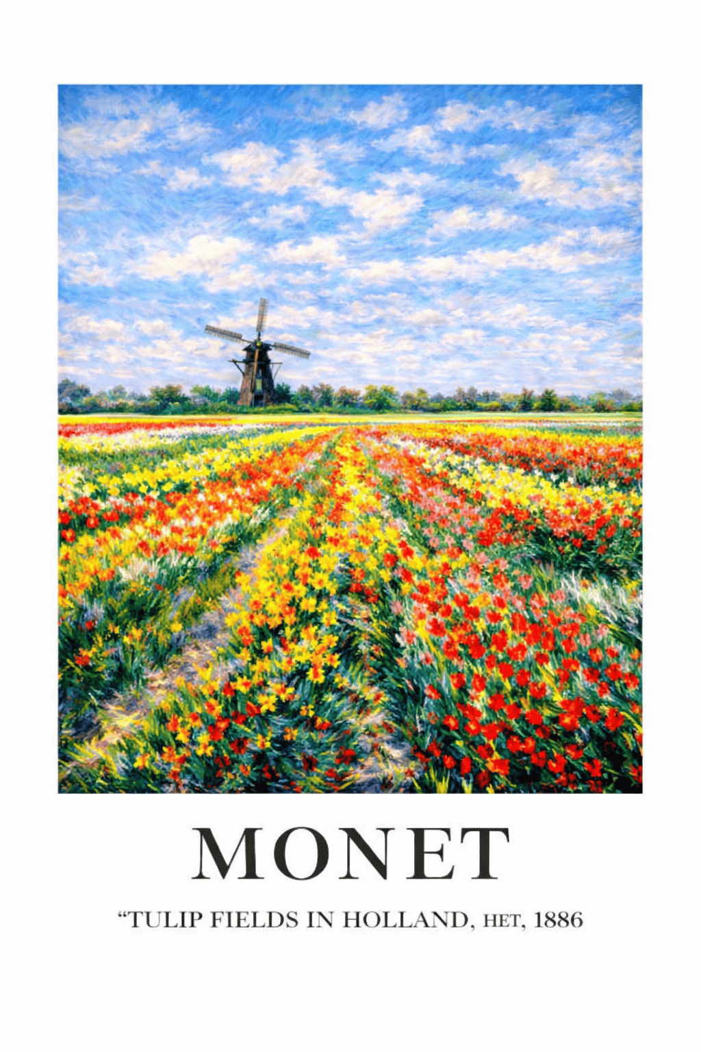 Tulpenzee bij Wolkenmolen