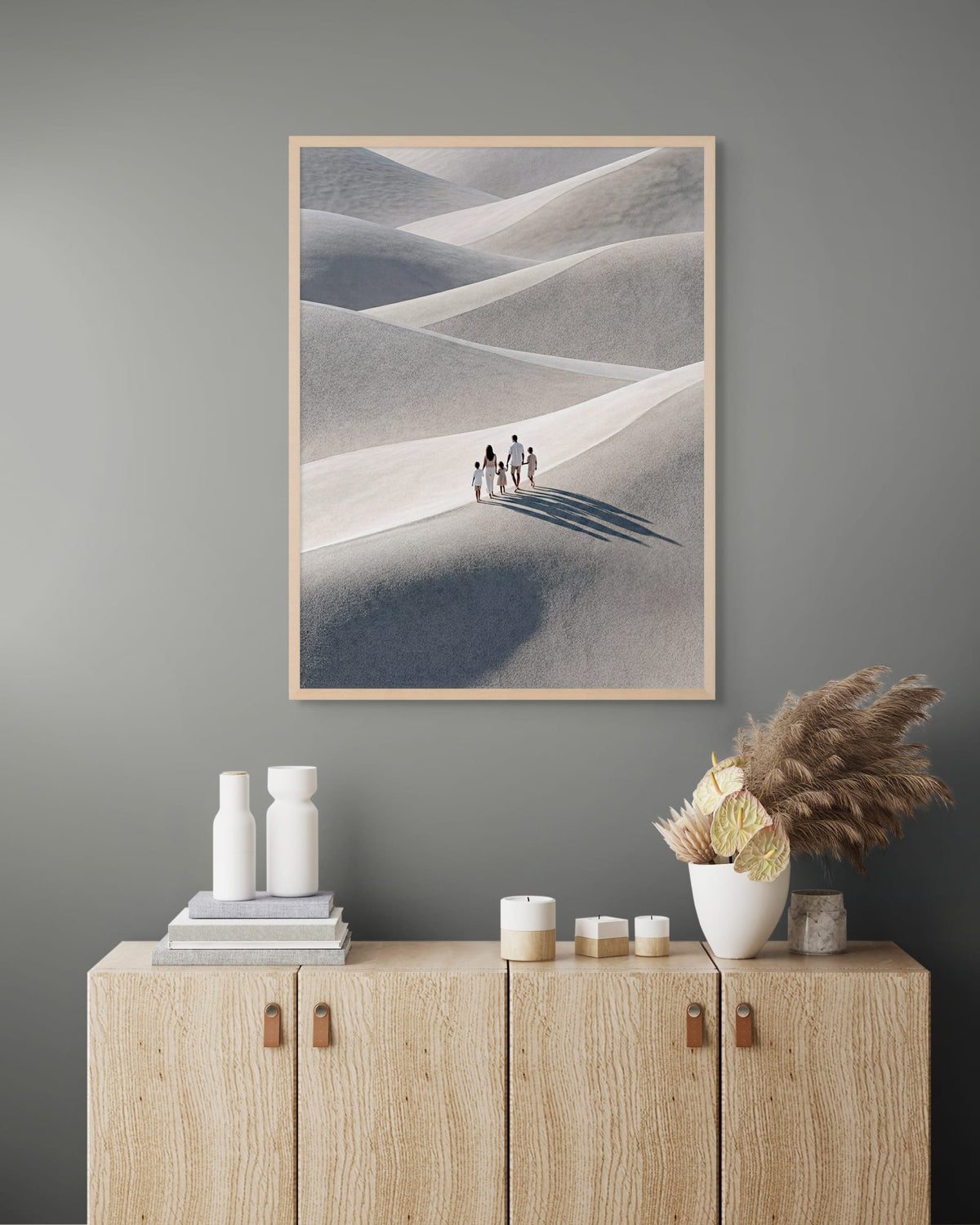 Silence and Horizon Wall Decor – Serene Nature Canvas Print