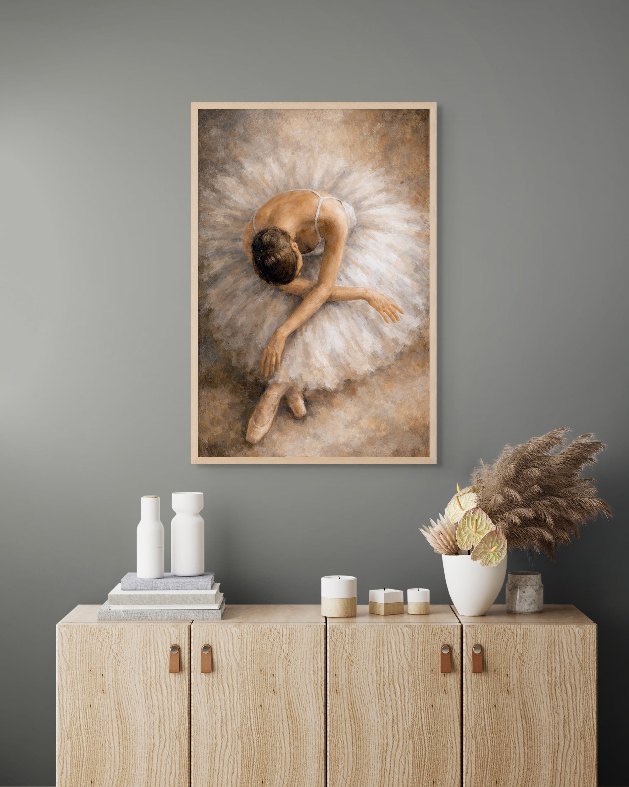 Abstracte Muziek Wanddecoratie – Moderne Canvas of Aluminium Print