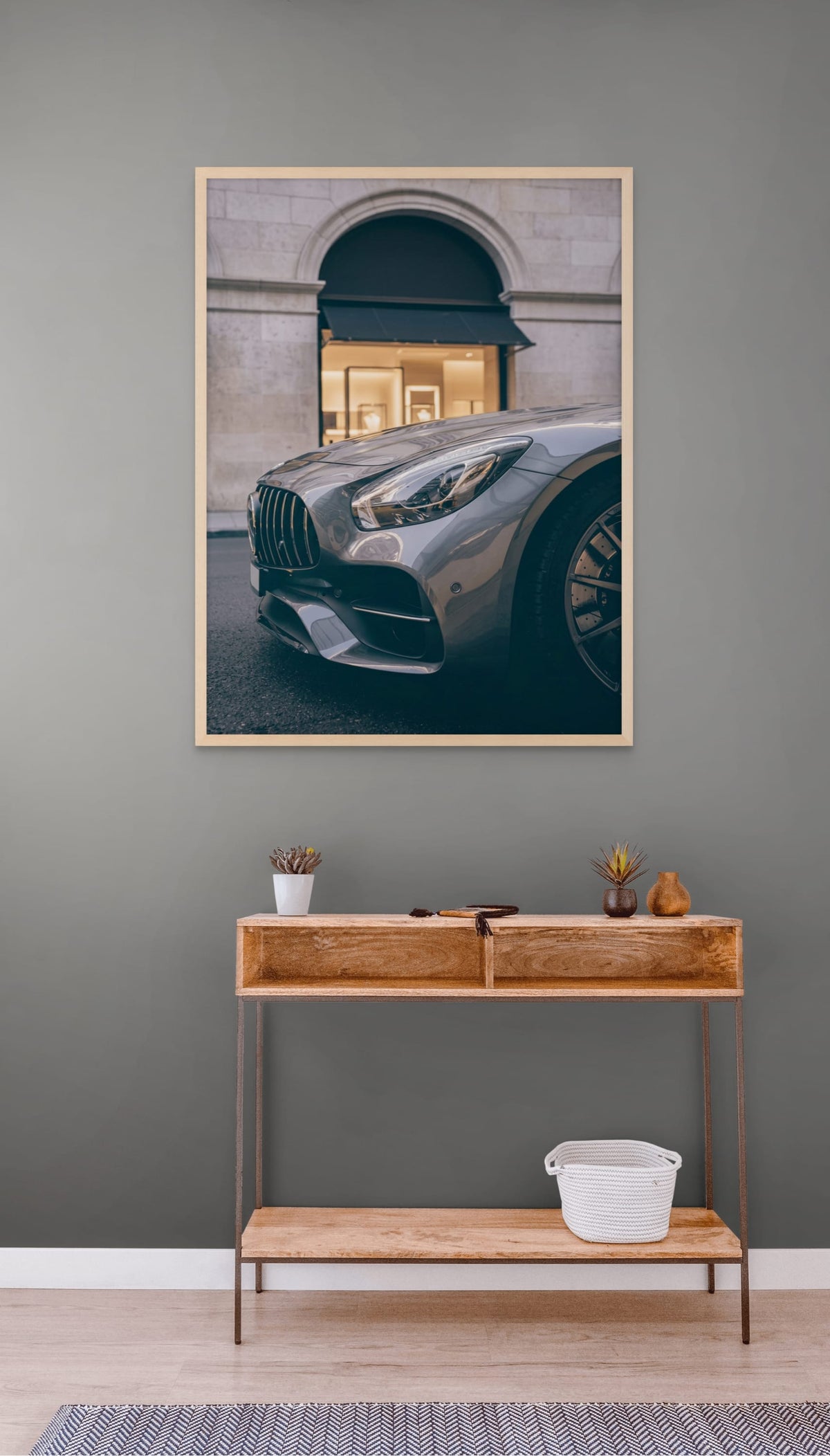 Urban Velocity Luxe – Wandbild auf Leinwand, Aluminium oder Poster