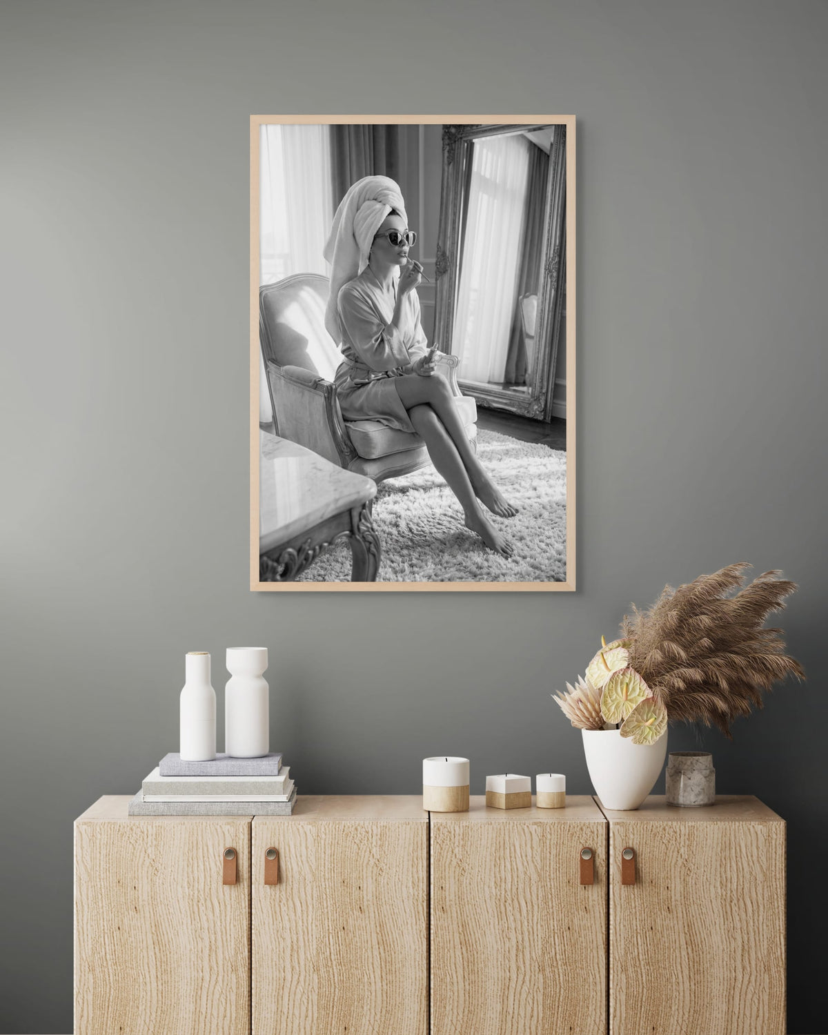 Ochtendglamour in Stilte wanddecoratie | ArtifyCanvas