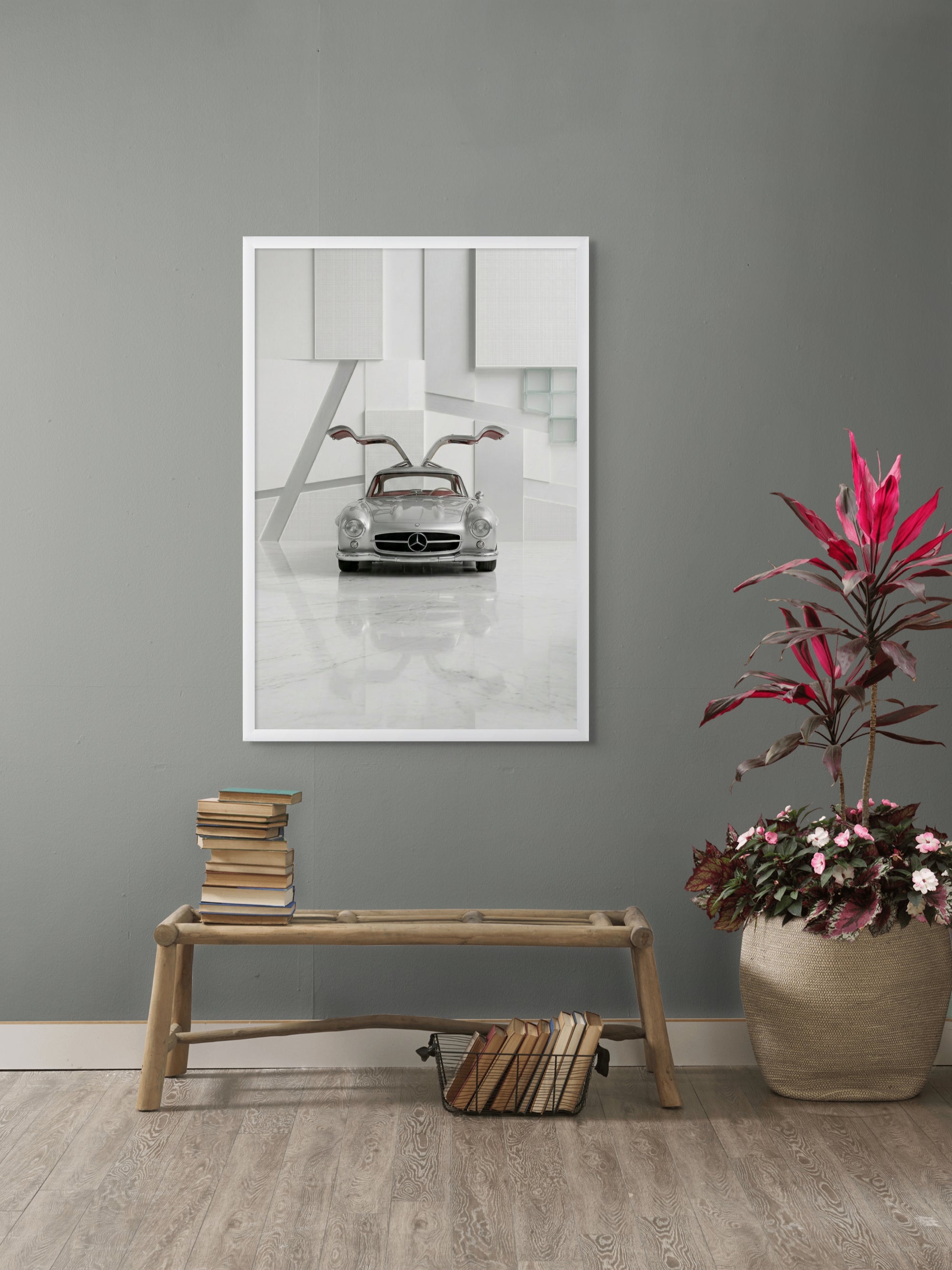 Vleugels van Chroom Wanddecoratie – Industrieel Luchtvaart Canvas Print