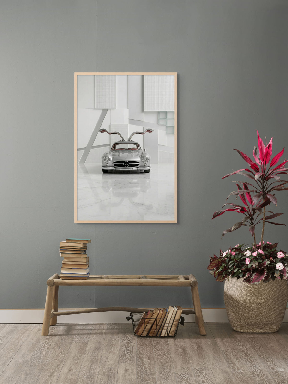 Vleugels van Chroom Wanddecoratie | ArtifyCanvas