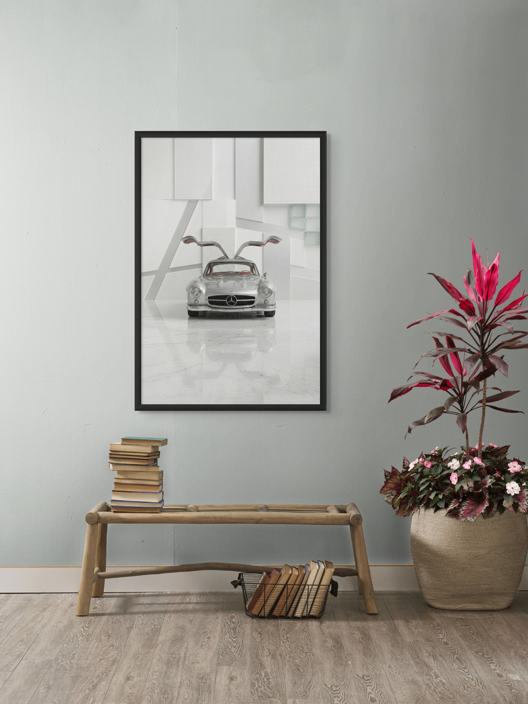 Vleugels van Chroom Wanddecoratie – Industrieel Luchtvaart Canvas Print