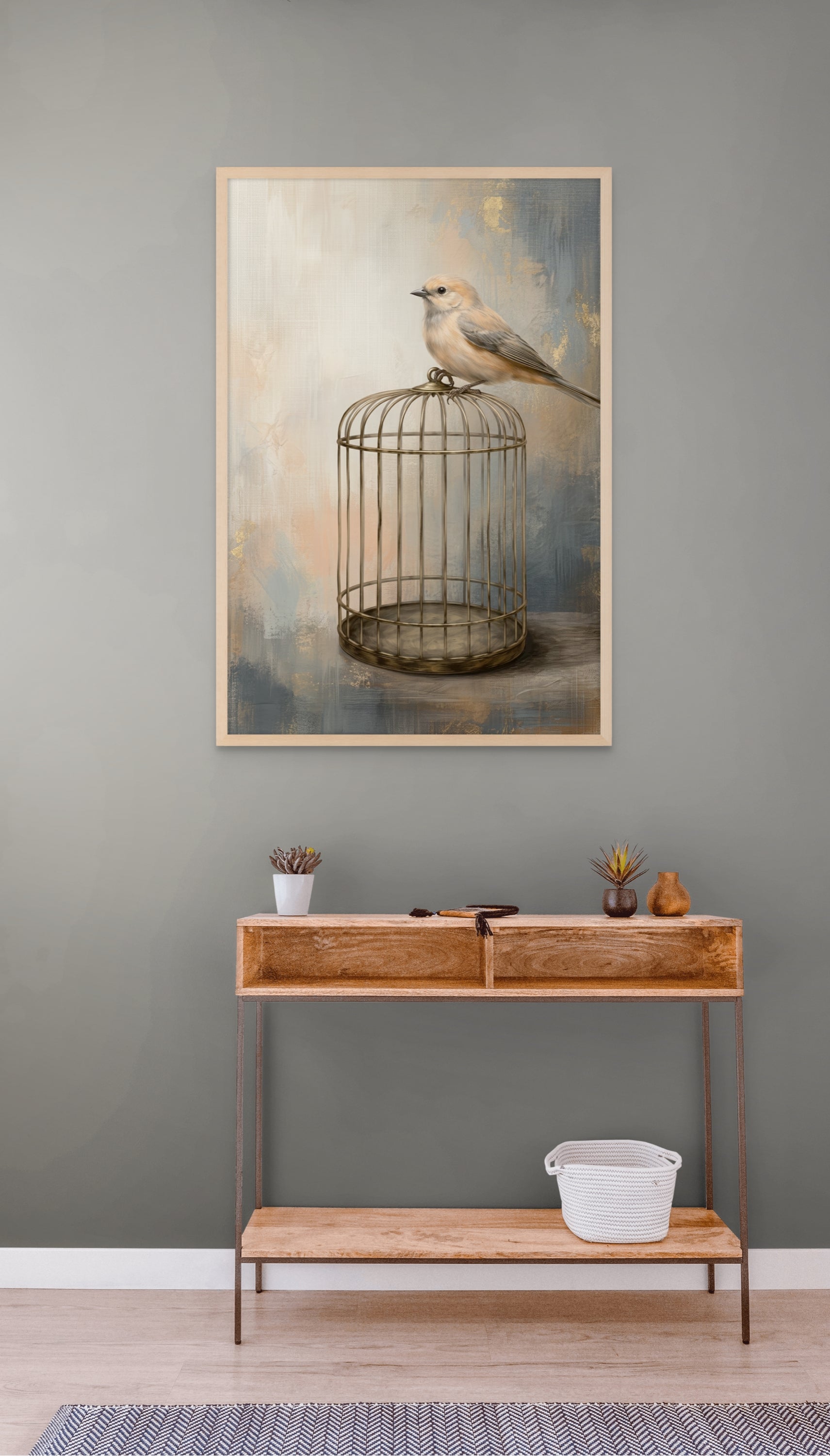 Vrije Vleugels Vogel Wanddecoratie – Serene Natuur Canvas Print