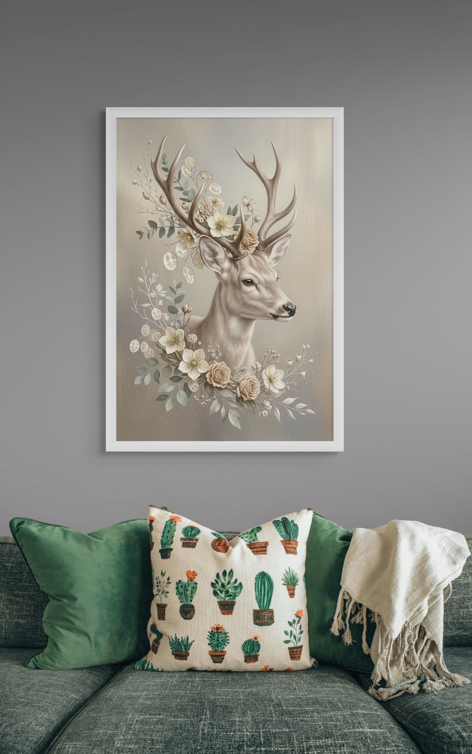 Winterhert tussen Wilde Bloesems