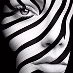 Zebraziel met Stille Blik Wanddecoratie – Elegant Dieren Canvas Print