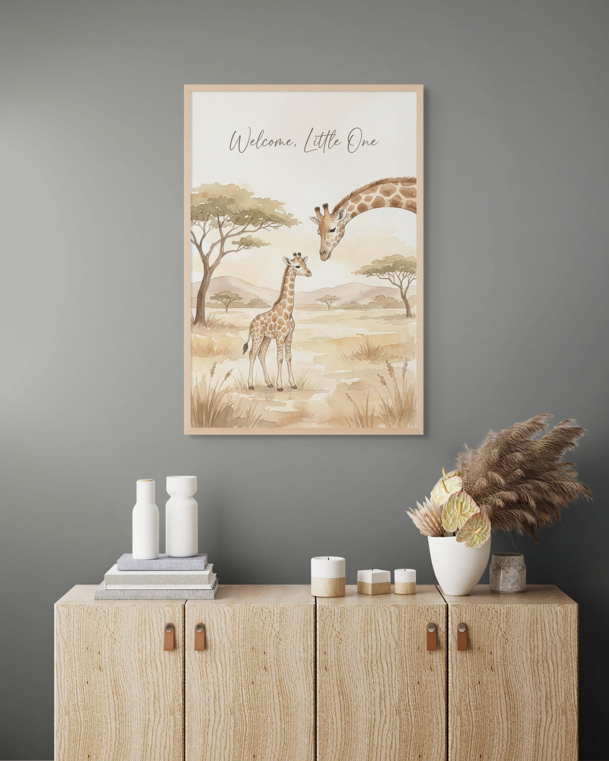 Savanne voor Twee Schilderij