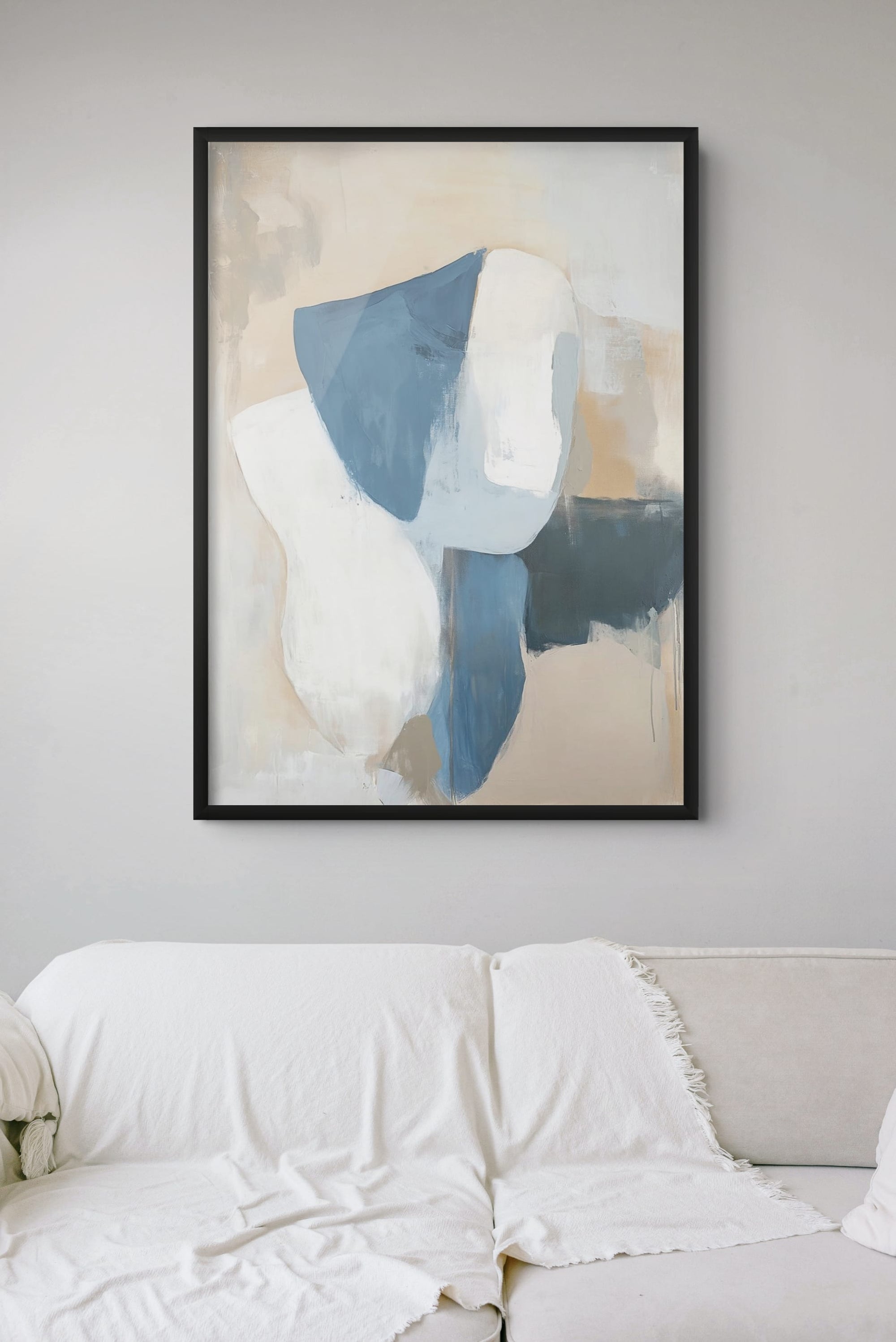 Stylish Fashion Portrait in Silhouette Wall Art