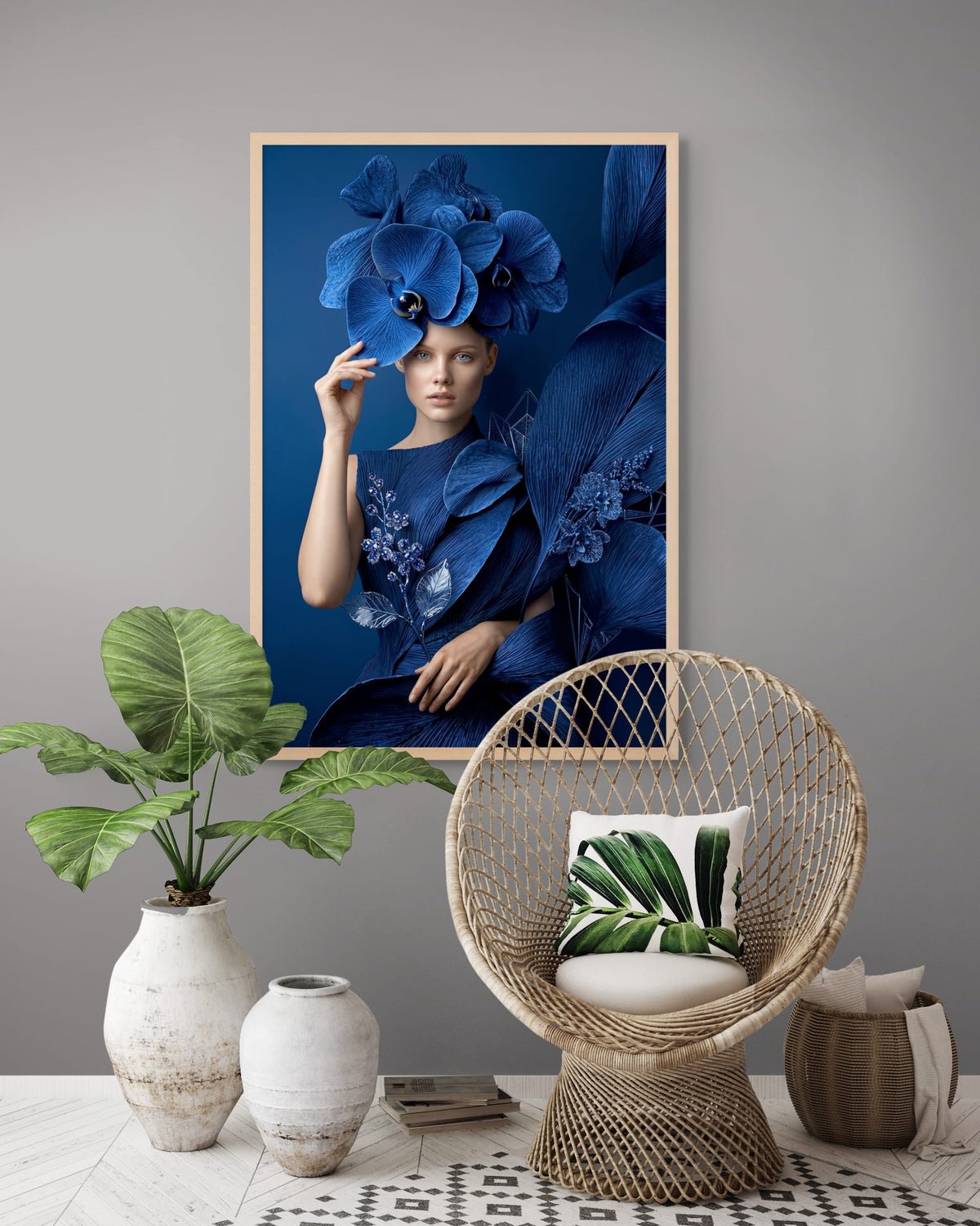 Abstracte Kleurexplosie Wanddecoratie | ArtifyCanvas