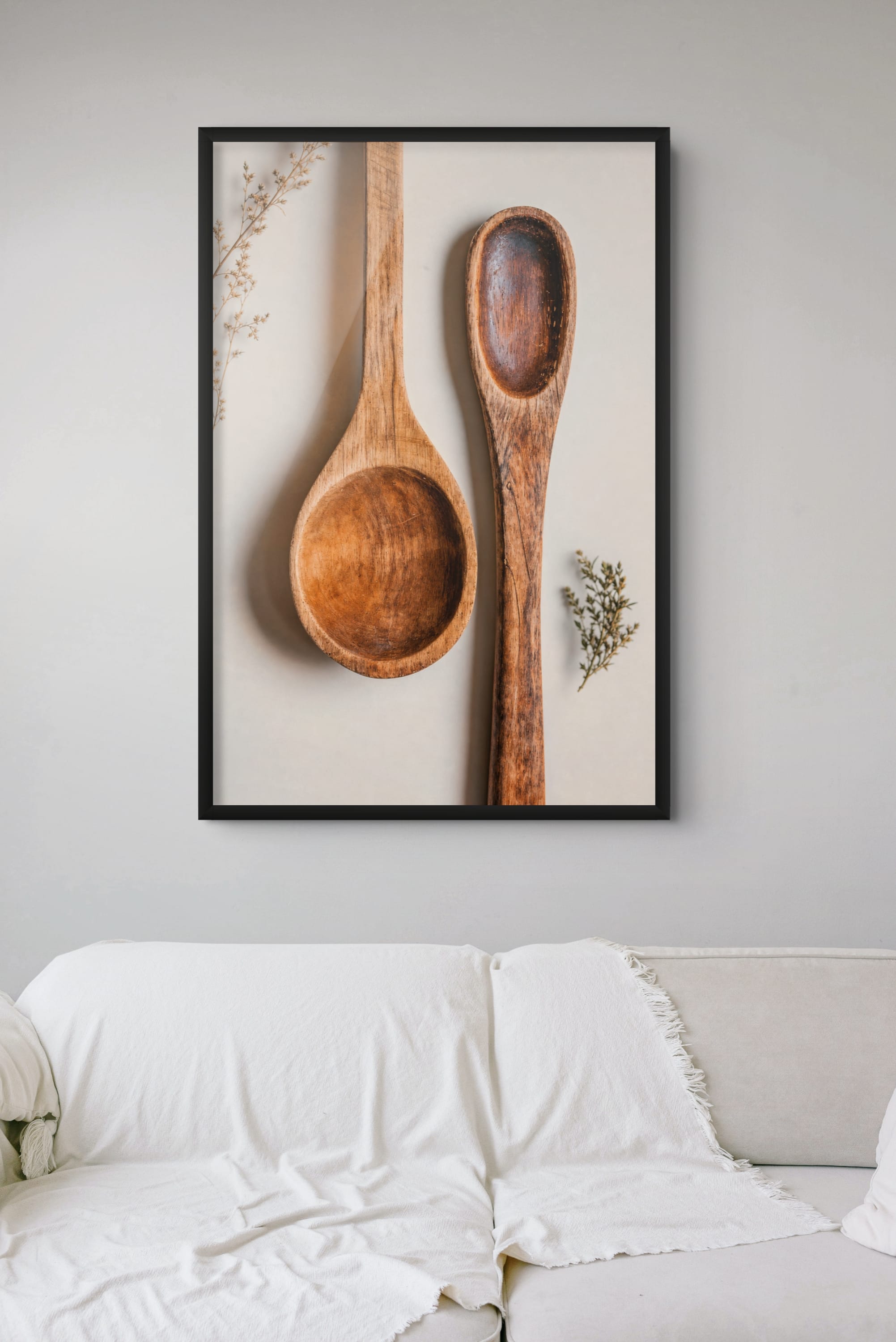 Stylish Fashion Portrait in Silhouette Wall Art