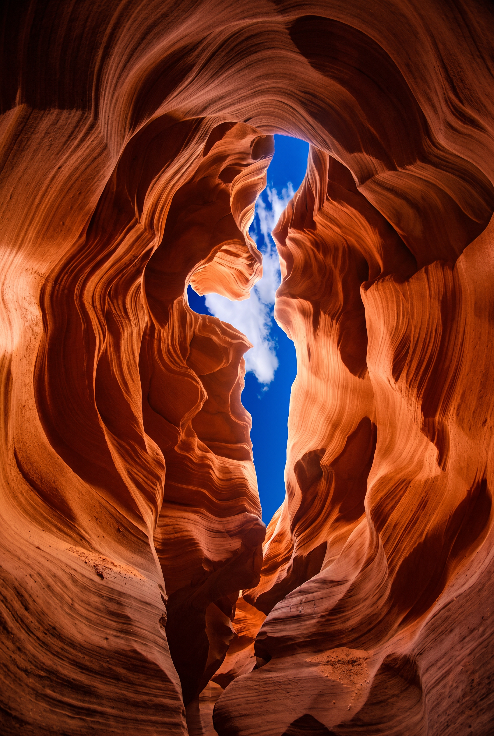 Antelope Canyon met hemelspleet wanddecoratie