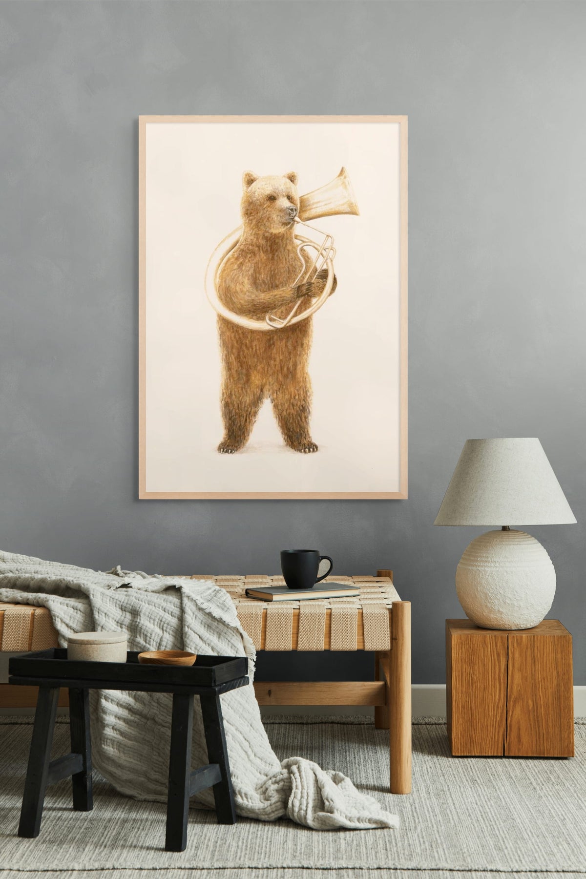 Beer met Brass Beats Wanddecoratie | ArtifyCanvas