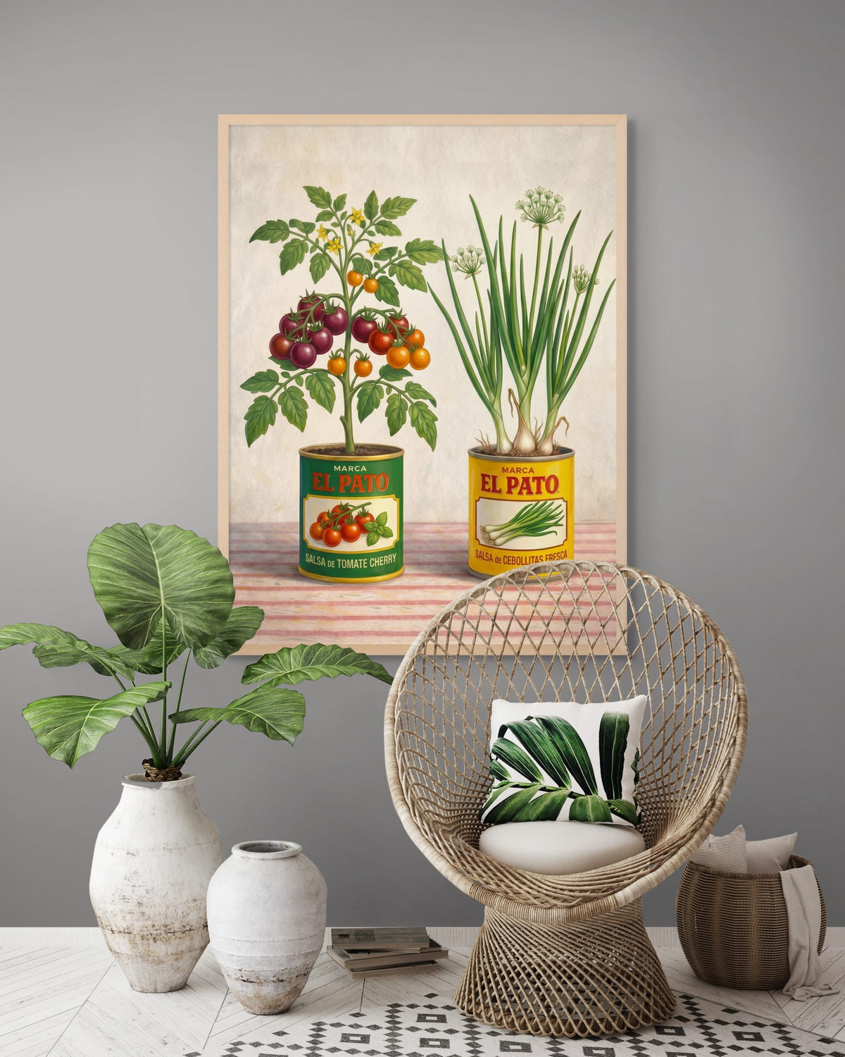 Blikgroen uit Oma's Keuken Wanddecoratie | ArtifyCanvas
