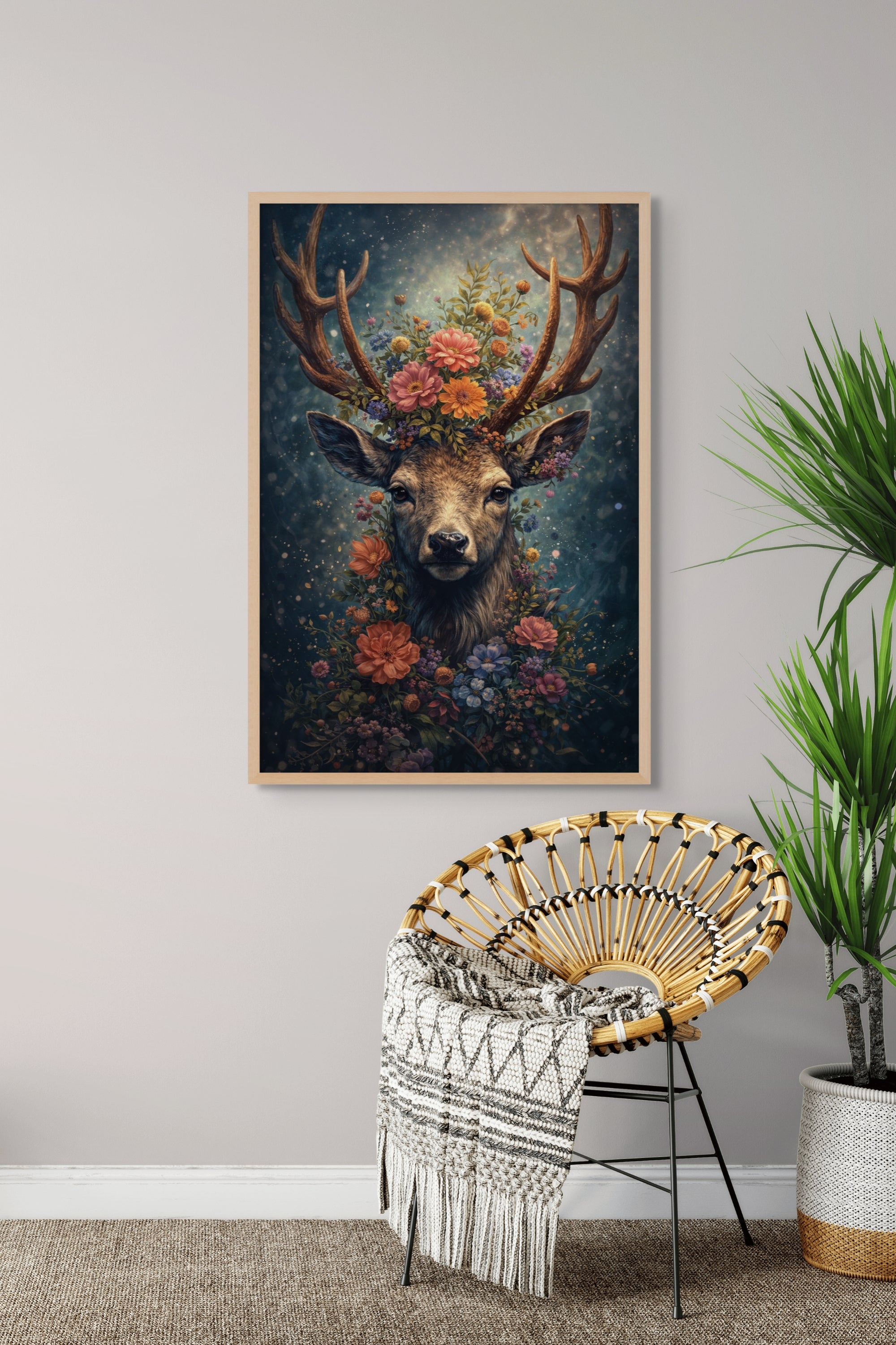 Mondlicht über Porto Celeste – Wandbild auf Leinwand, Aluminium oder Poster