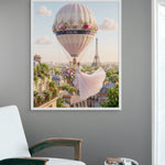 Blush Balloon Serenade wanddecoratie met zachtroze ballonnen