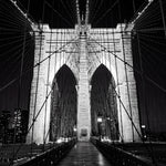 Brooklyn Bridge in zwart-wit wanddecoratie