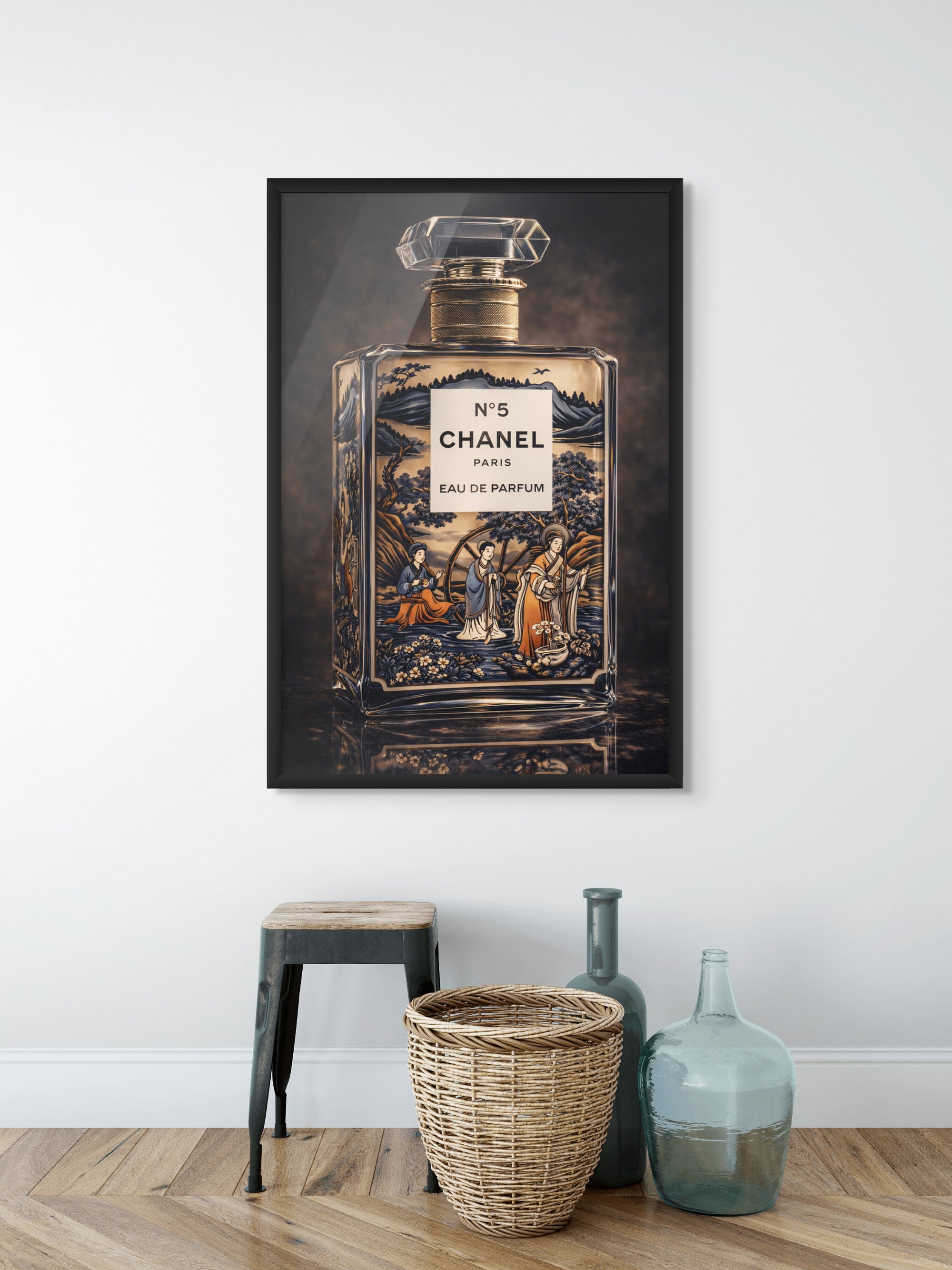 Goldener Traumduft – Wandbild auf Leinwand, Aluminium oder Poster
