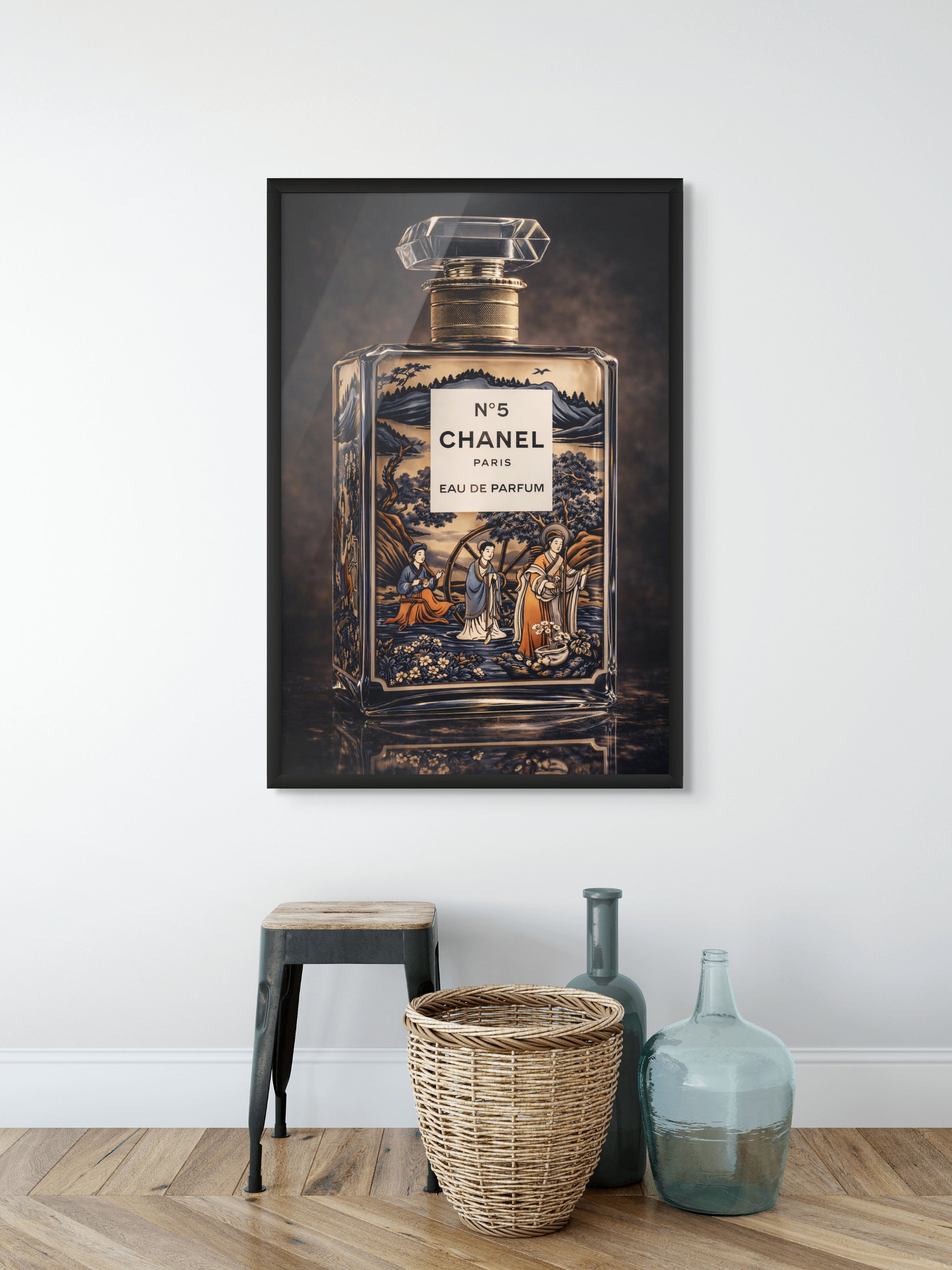 Goldener Traumduft – Wandbild auf Leinwand, Aluminium oder Poster