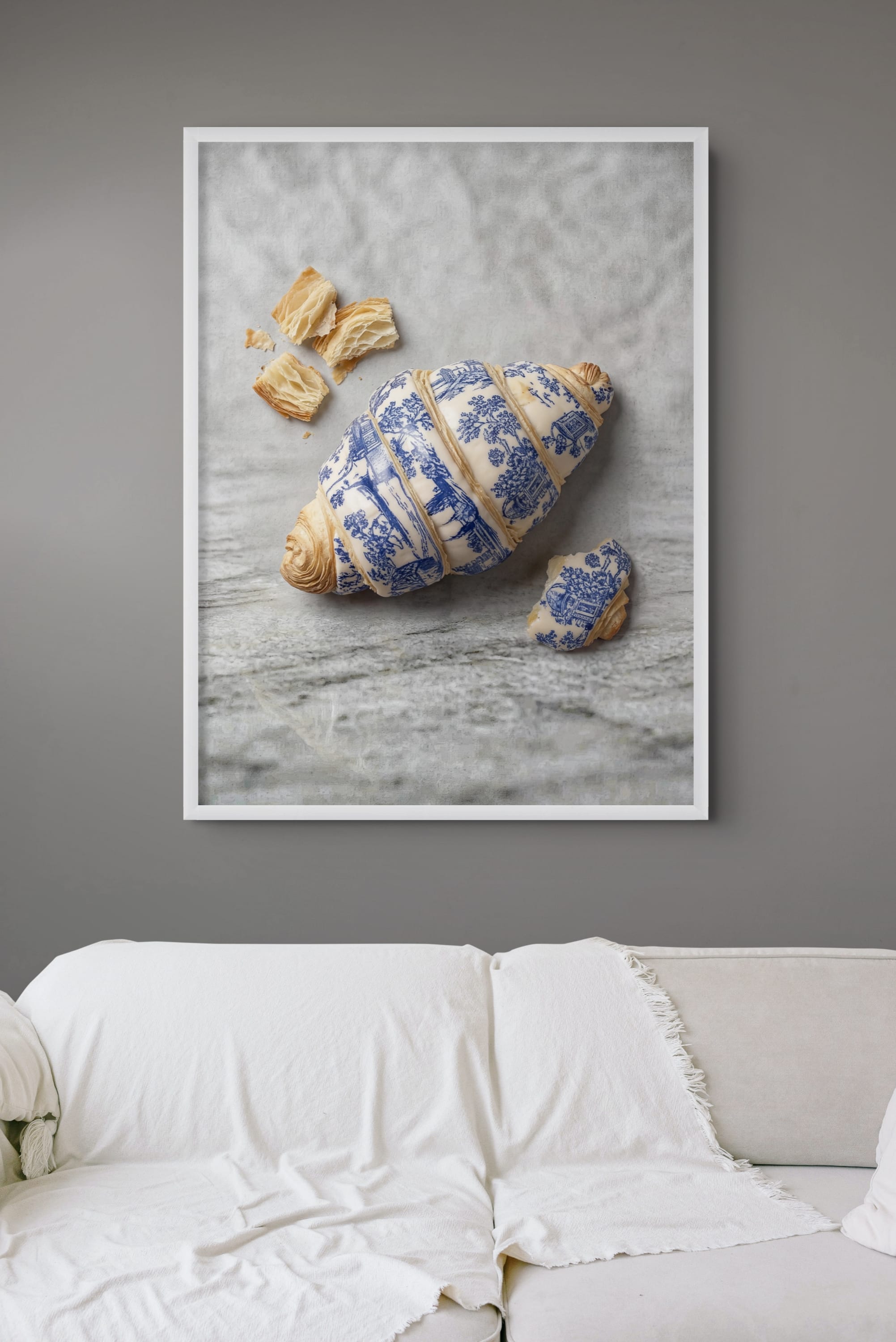 Stylish Fashion Portrait in Silhouette Wall Art