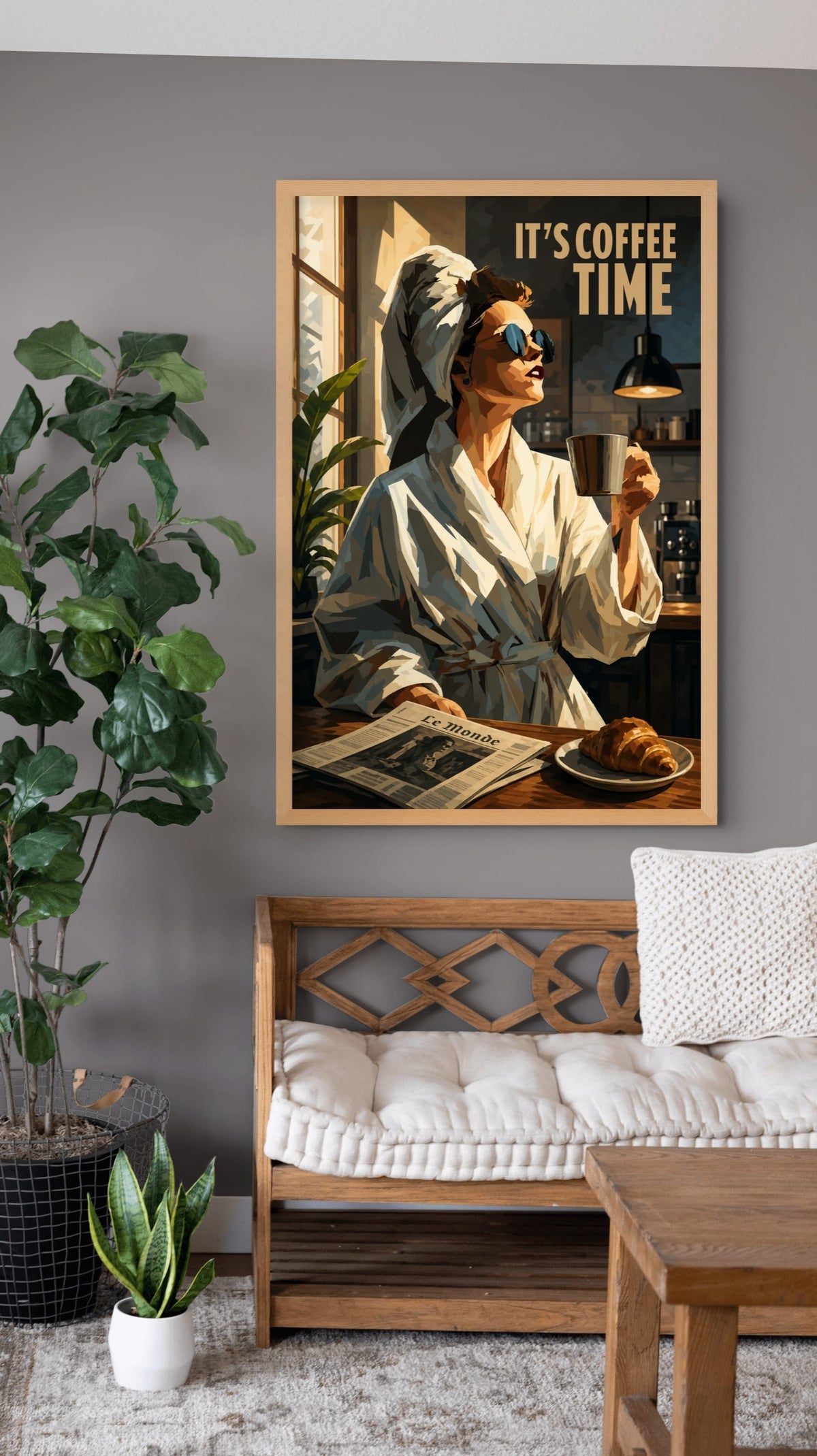 Croissant vóór de Chaos Schilderij