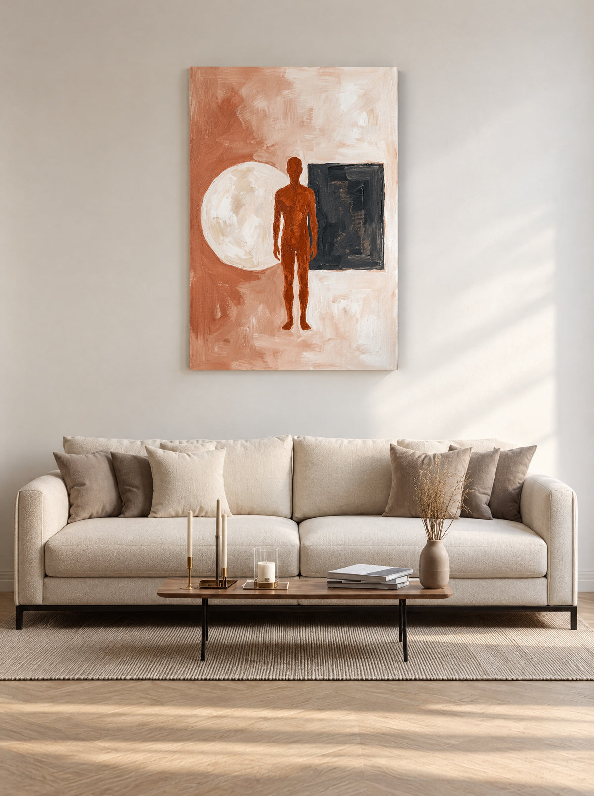 De Keuze als canvas zonder lijst aan de muur