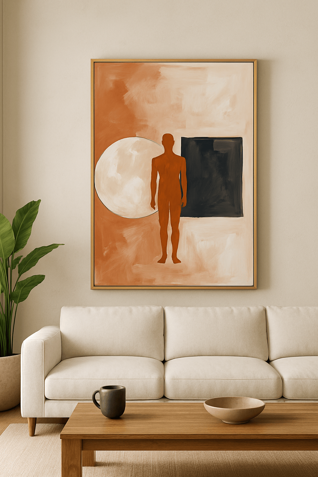 De Keuze Schilderij — sfeerbeeld in interieur