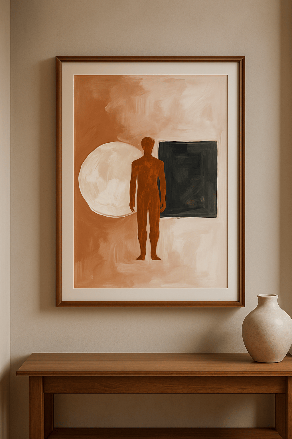 De Keuze Schilderij — sfeerbeeld in interieur