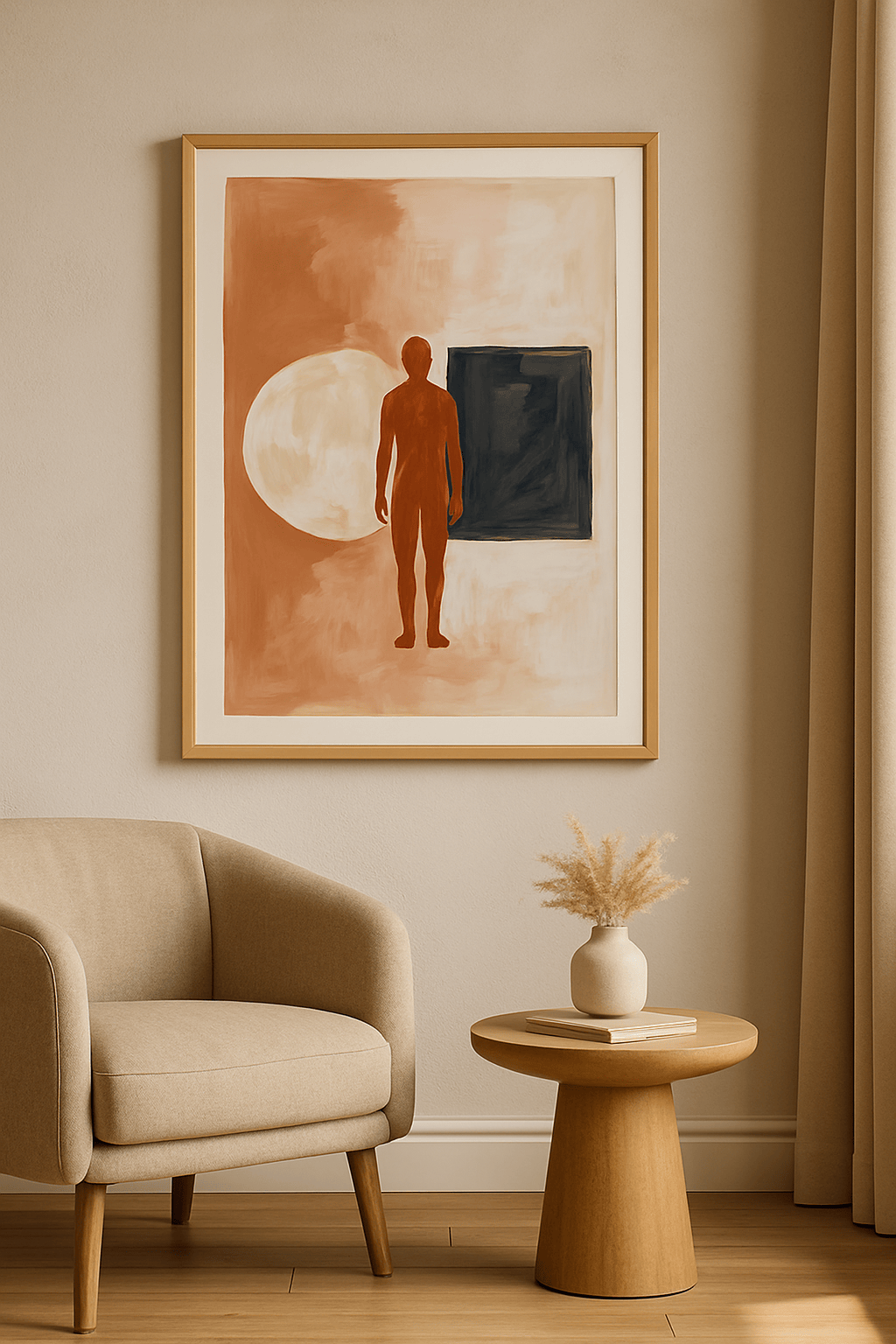 De Keuze Schilderij — sfeerbeeld in interieur