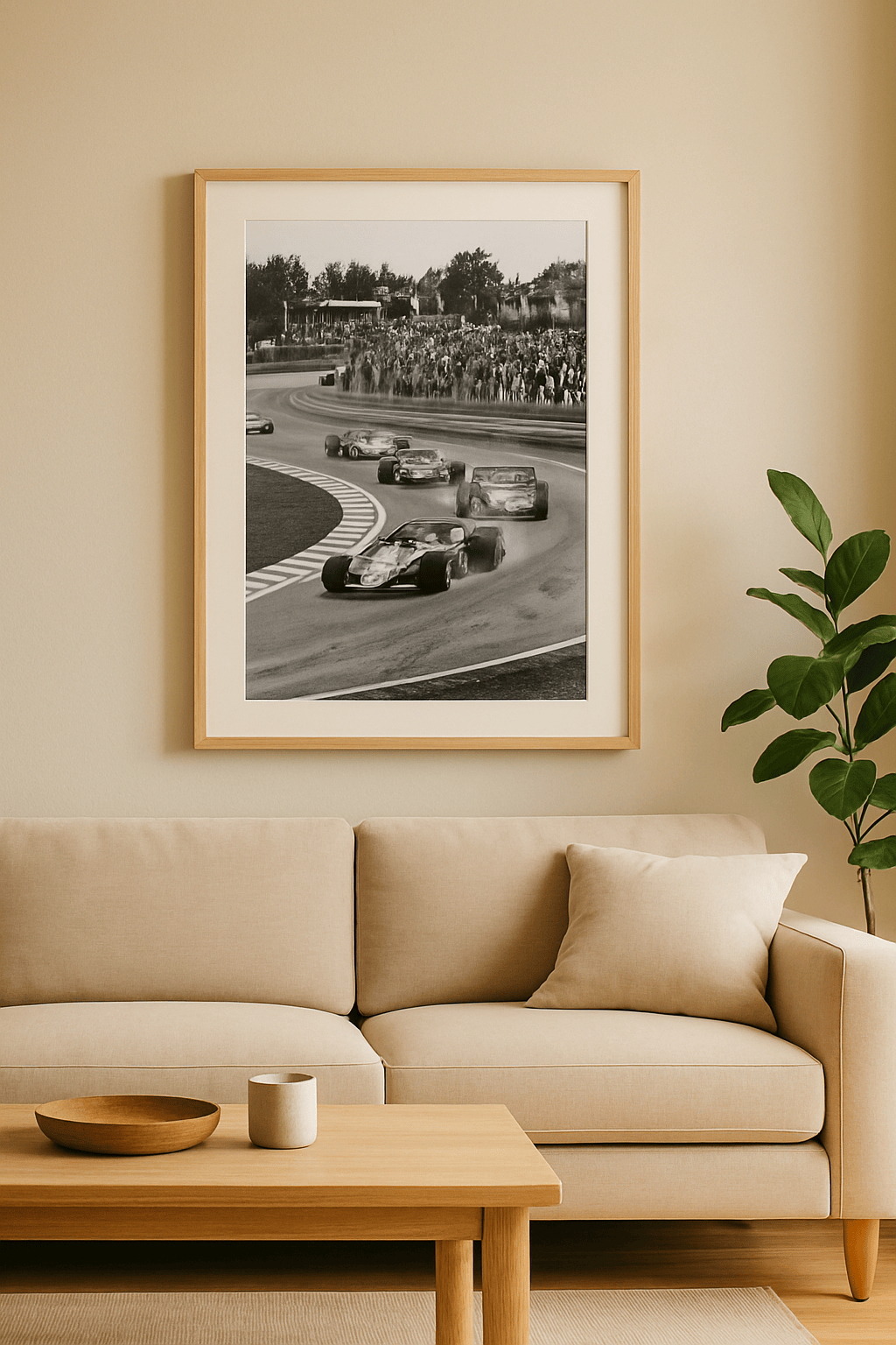 De Kopgroep Schilderij — sfeerbeeld in interieur