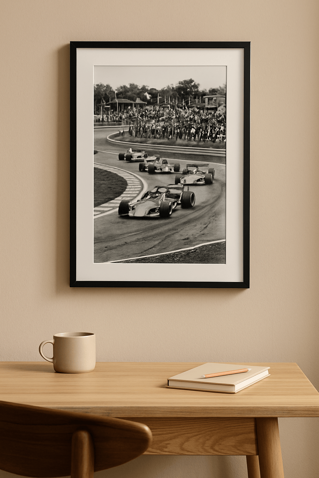 De Kopgroep Schilderij — sfeerbeeld in interieur