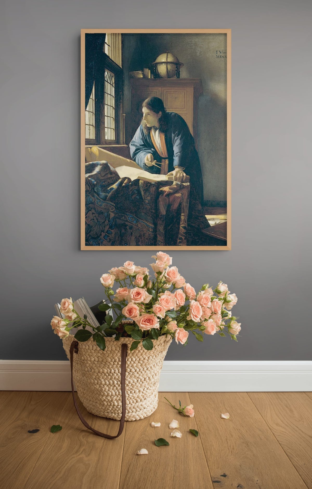 De Geograaf Schilderij