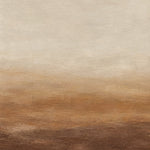 Abstract landschap in lagen van crèmekleurige lucht via caramel en oker naar aardebruin