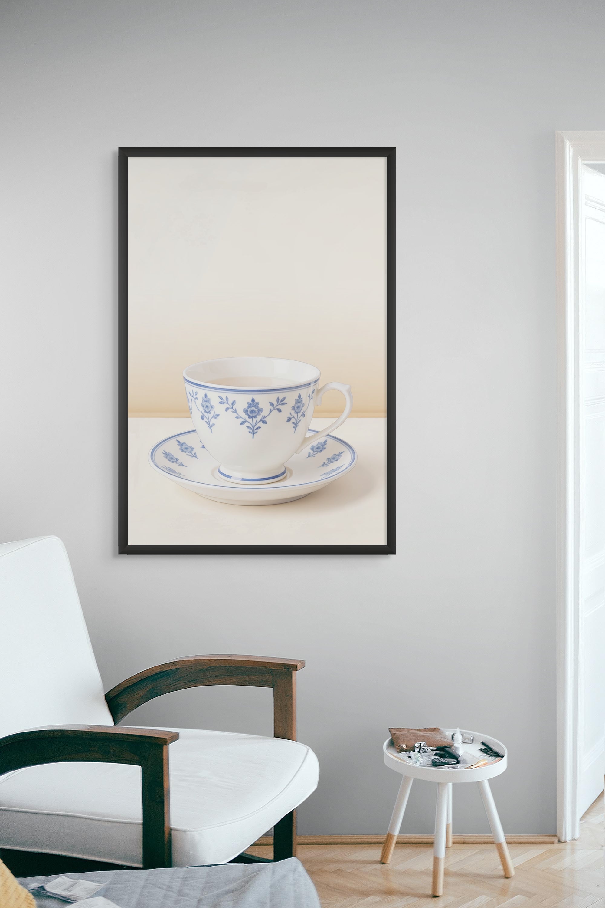 Dynamische Wervelstroom Wanddecoratie – Moderne Abstracte Canvas Print