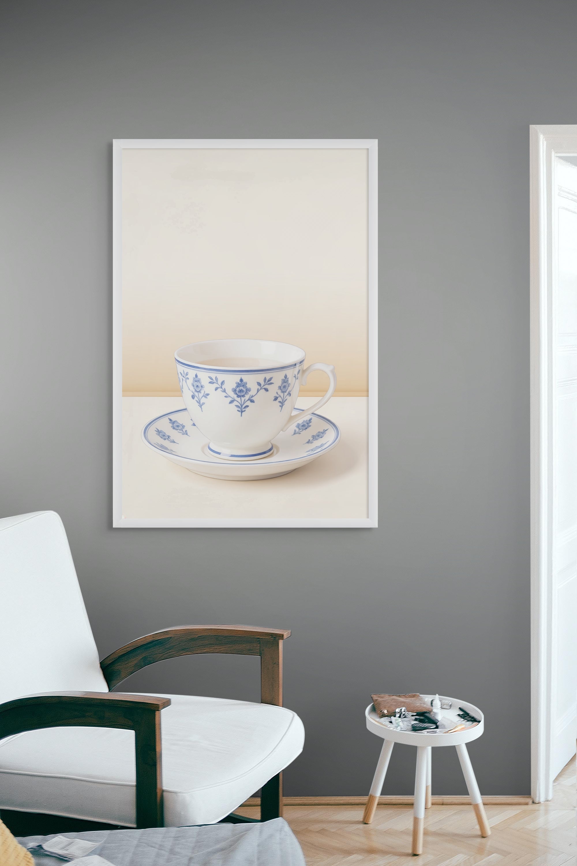 Dynamische Wervelstroom Wanddecoratie – Moderne Abstracte Canvas Print