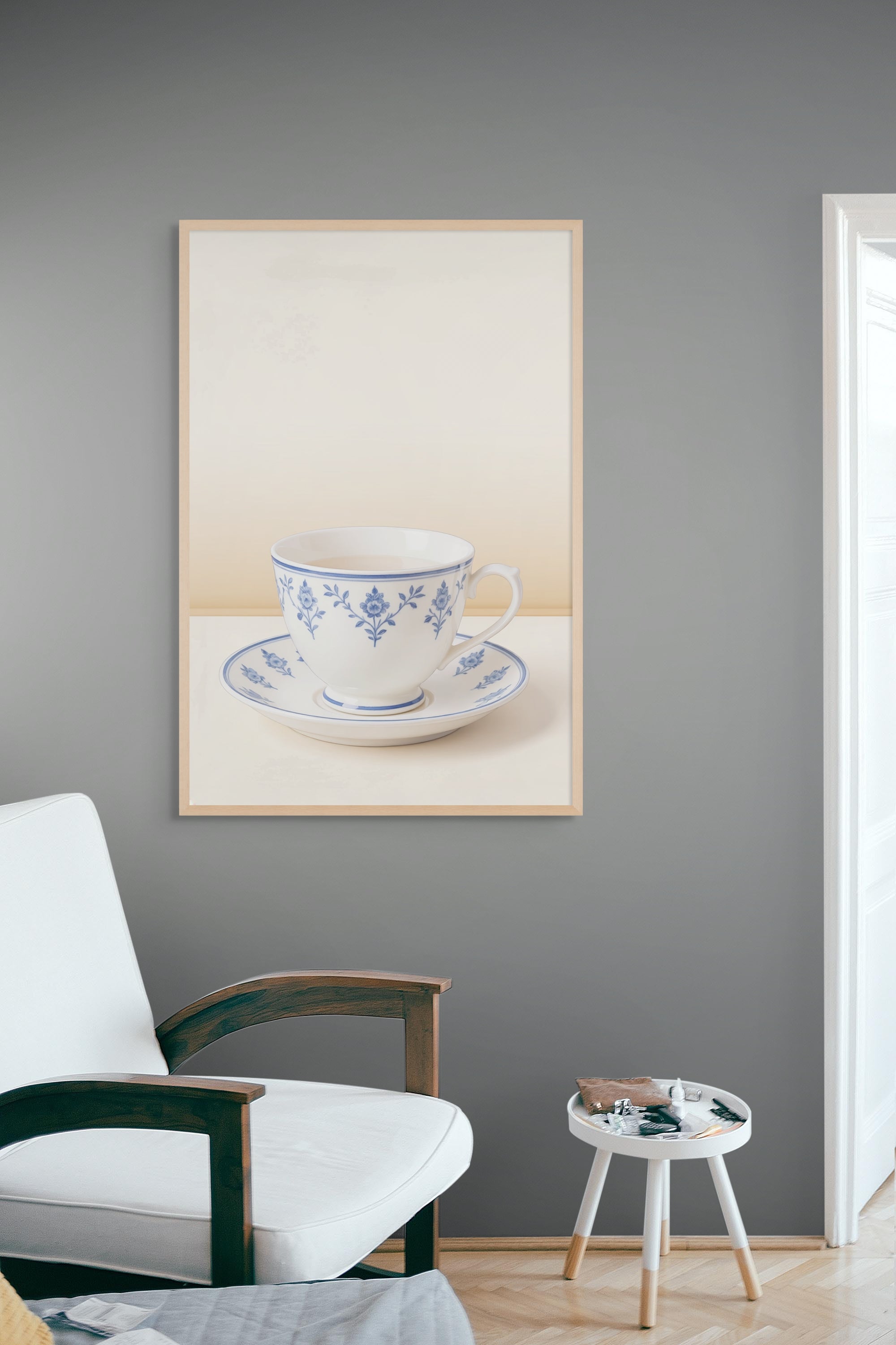 Dynamische Wervelstroom Wanddecoratie – Moderne Abstracte Canvas Print