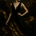 Elegante modestudie kunstwerk