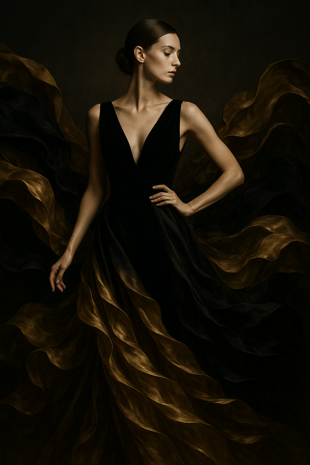 Elegante modestudie kunstwerk