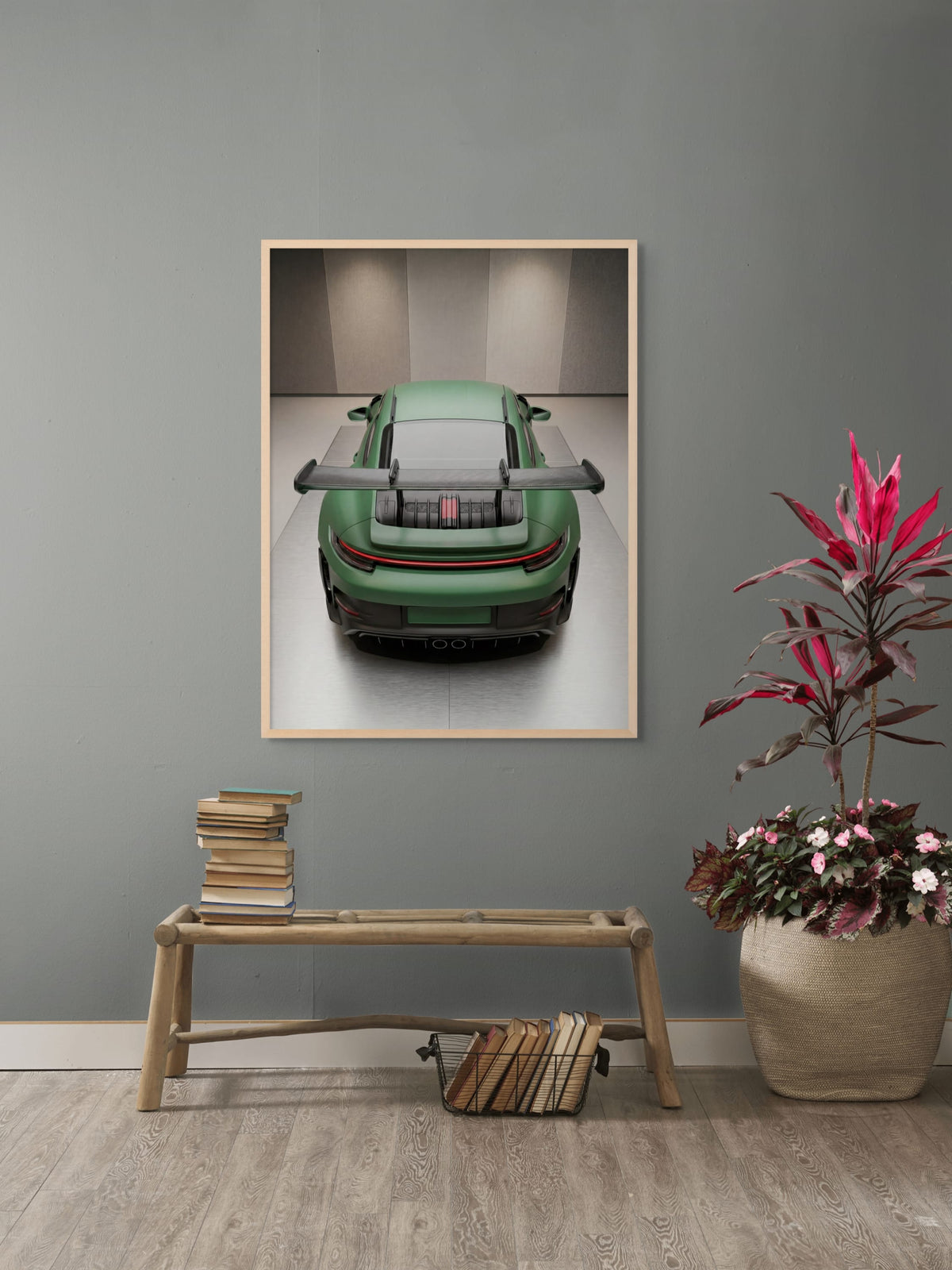 Emerald Apex Rush Wanddecoratie | ArtifyCanvas