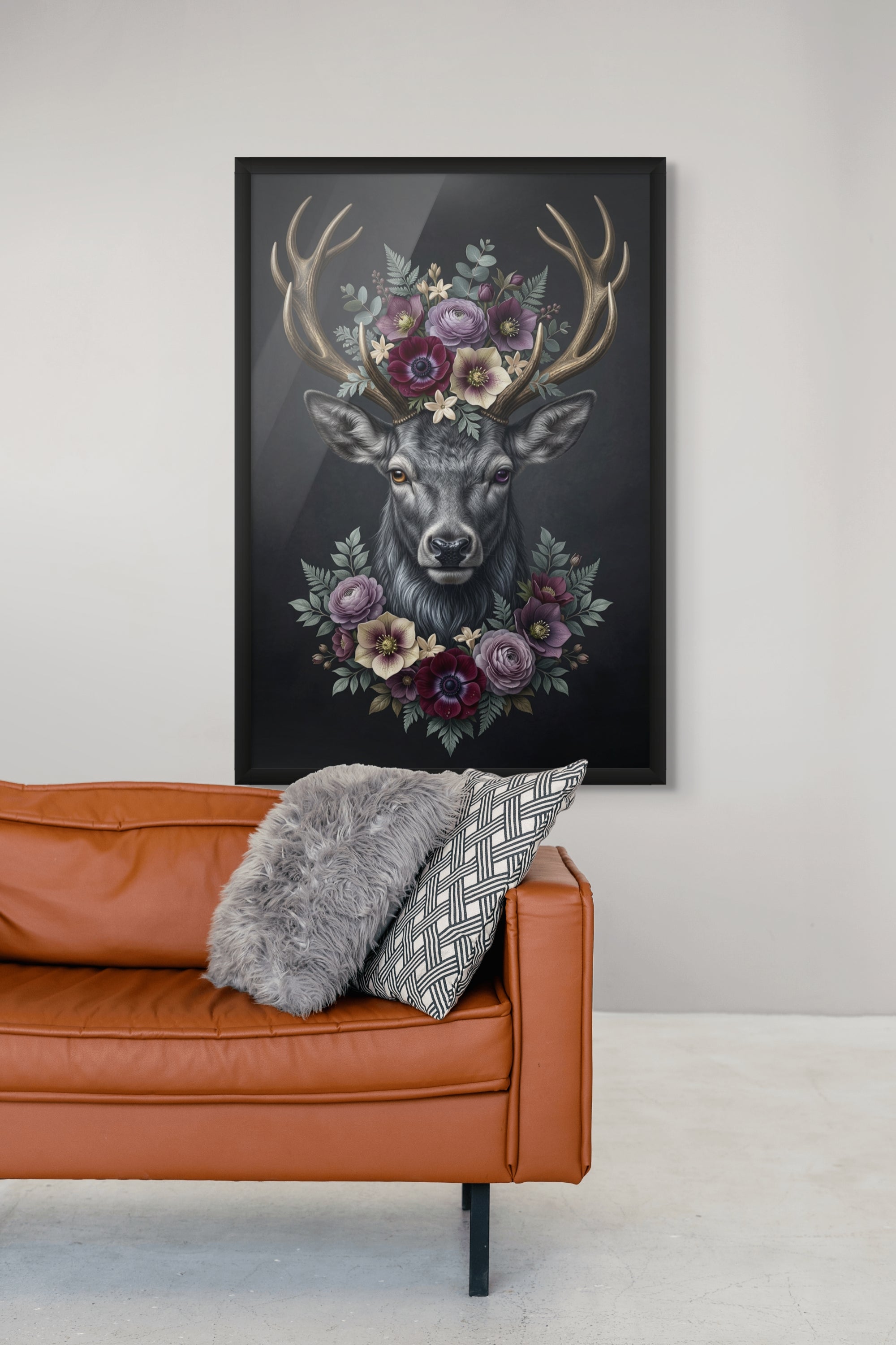Botanische Wanddecoratie Woud – Groene Natuur Canvas Woonkamer Print