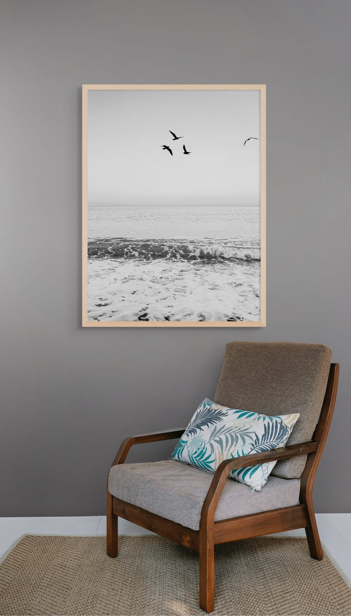 Stilte Boven Zoutwater Schilderij