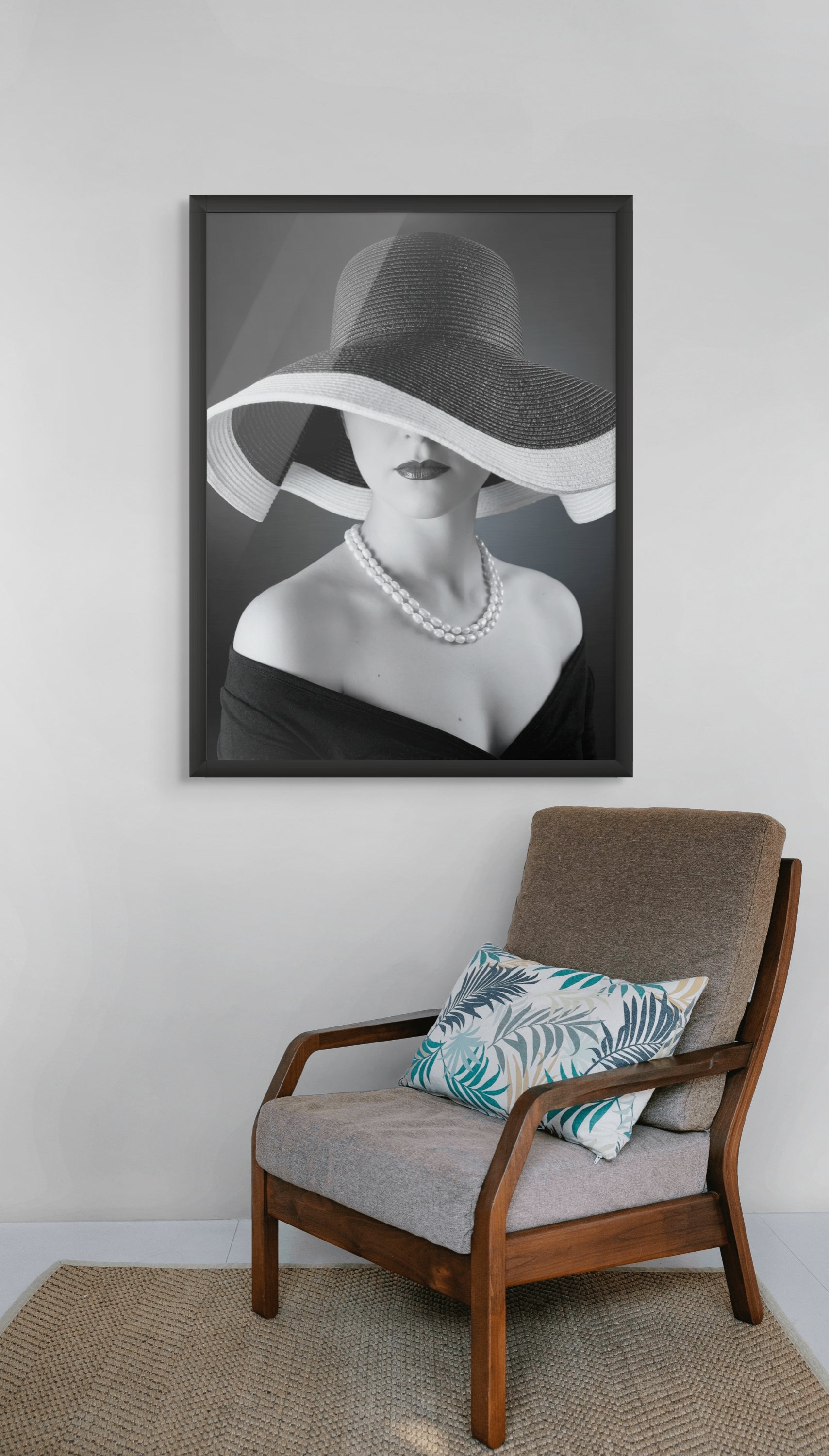 Pearls After Midnight – Wandbild auf Leinwand, Aluminium oder Poster