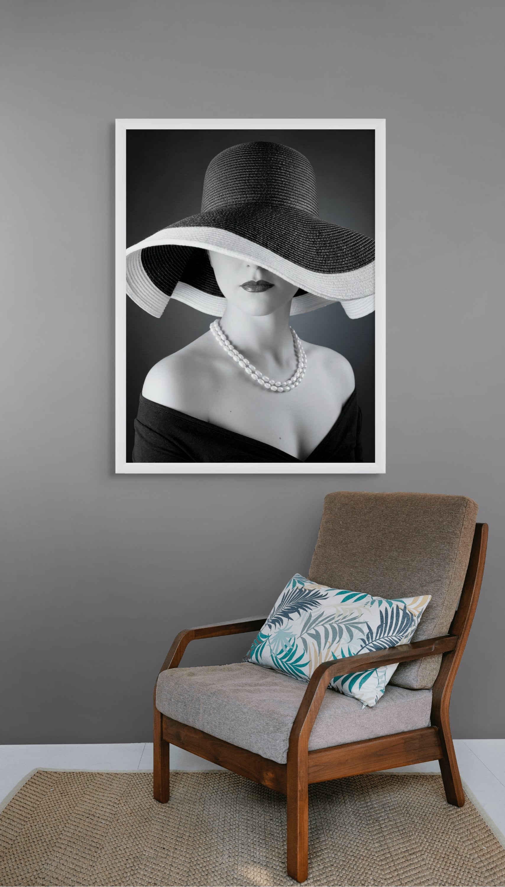 Pearls After Midnight – Wandbild auf Leinwand, Aluminium oder Poster
