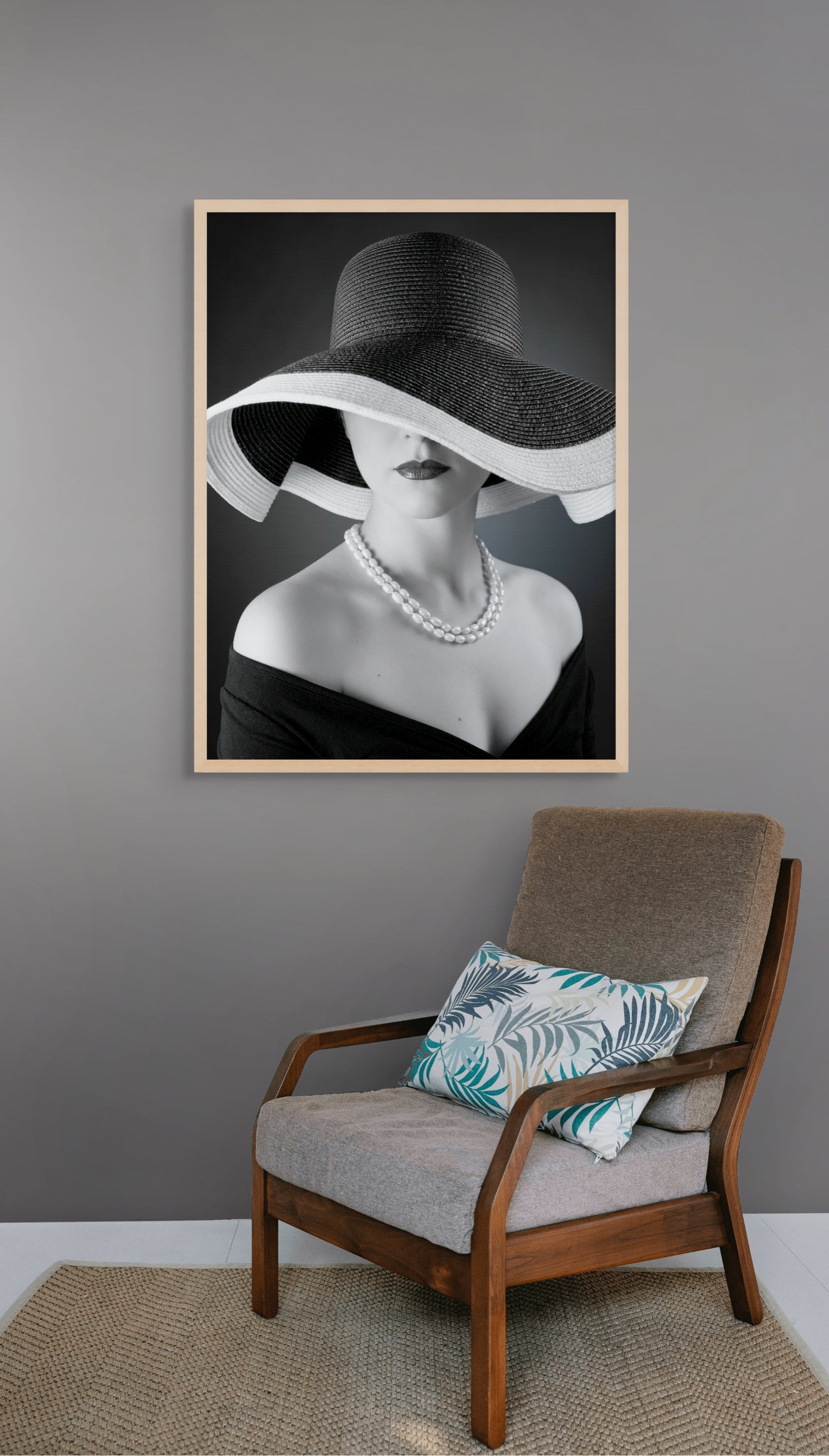 Pearls After Midnight – Wandbild auf Leinwand, Aluminium oder Poster